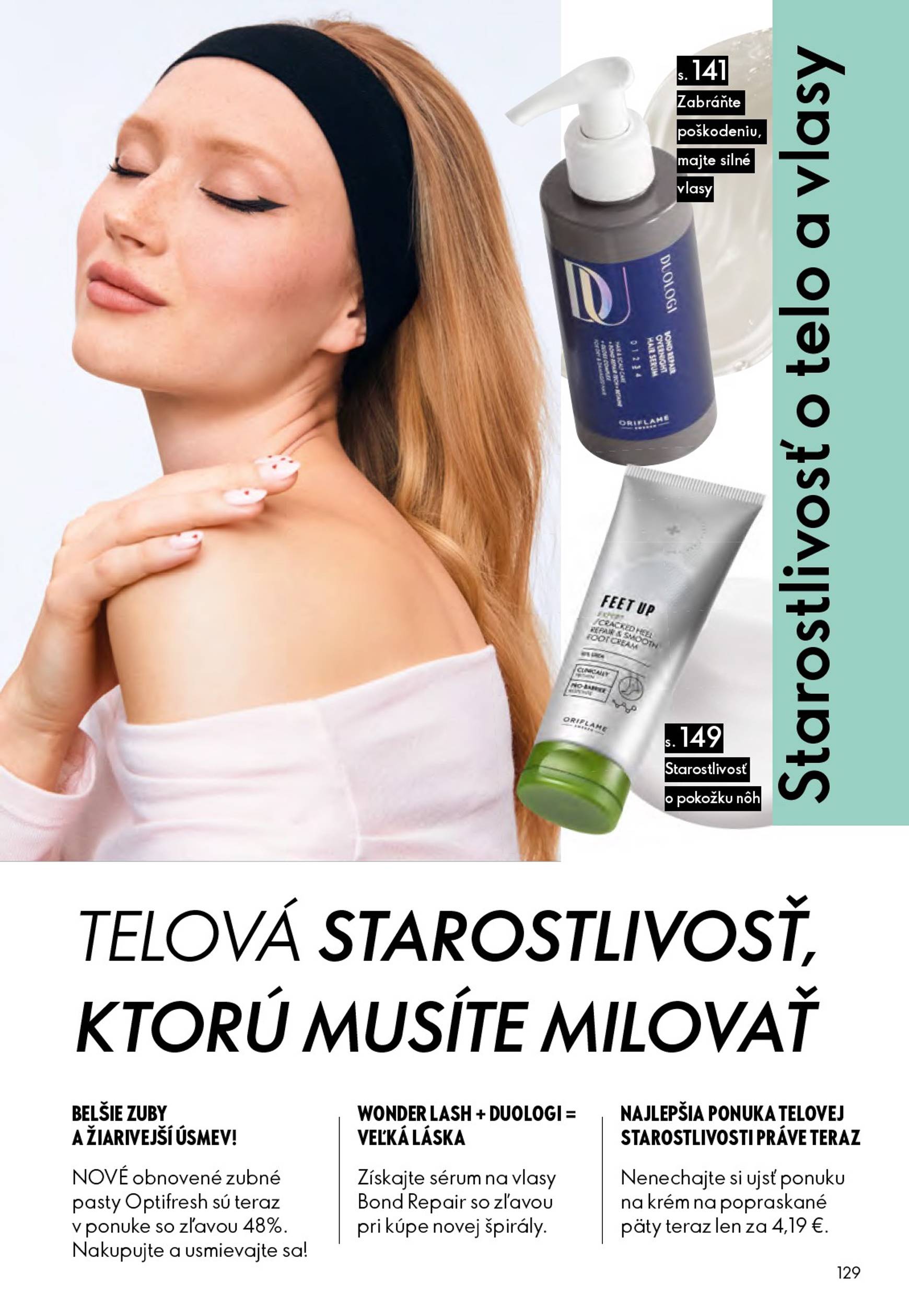 Page 129 of Aktuálny oriflame leták platný od stredy 21.01 do 10.02