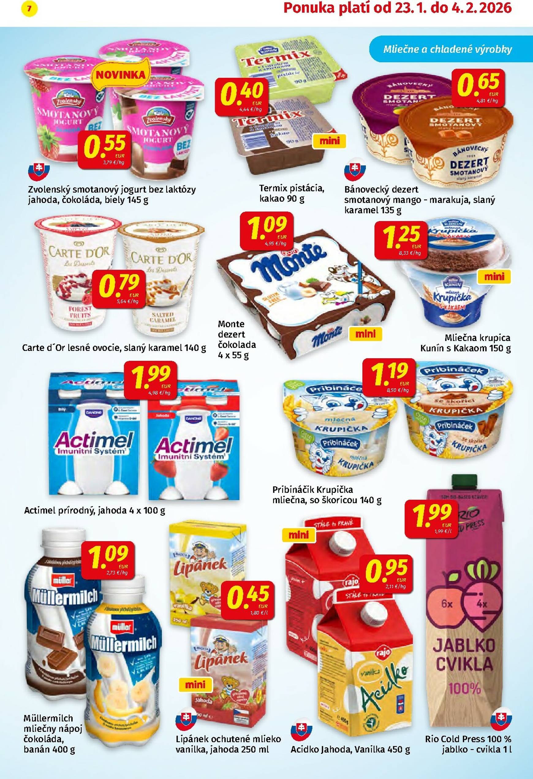 Page 7 of Aktuálny koruna leták platný od piatka 23.01 do 04.02