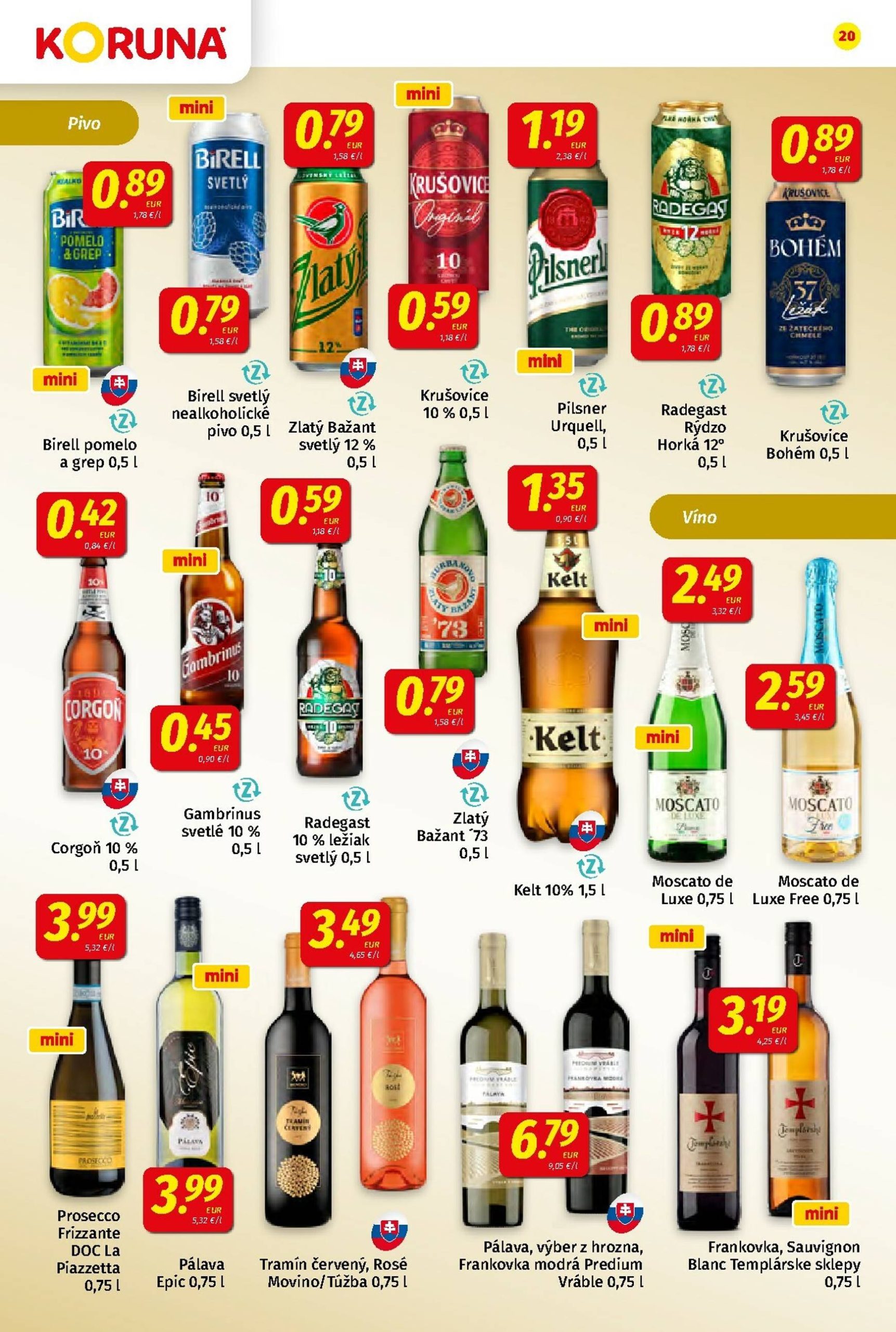 Page 20 of Aktuálny koruna leták platný od piatka 23.01 do 04.02