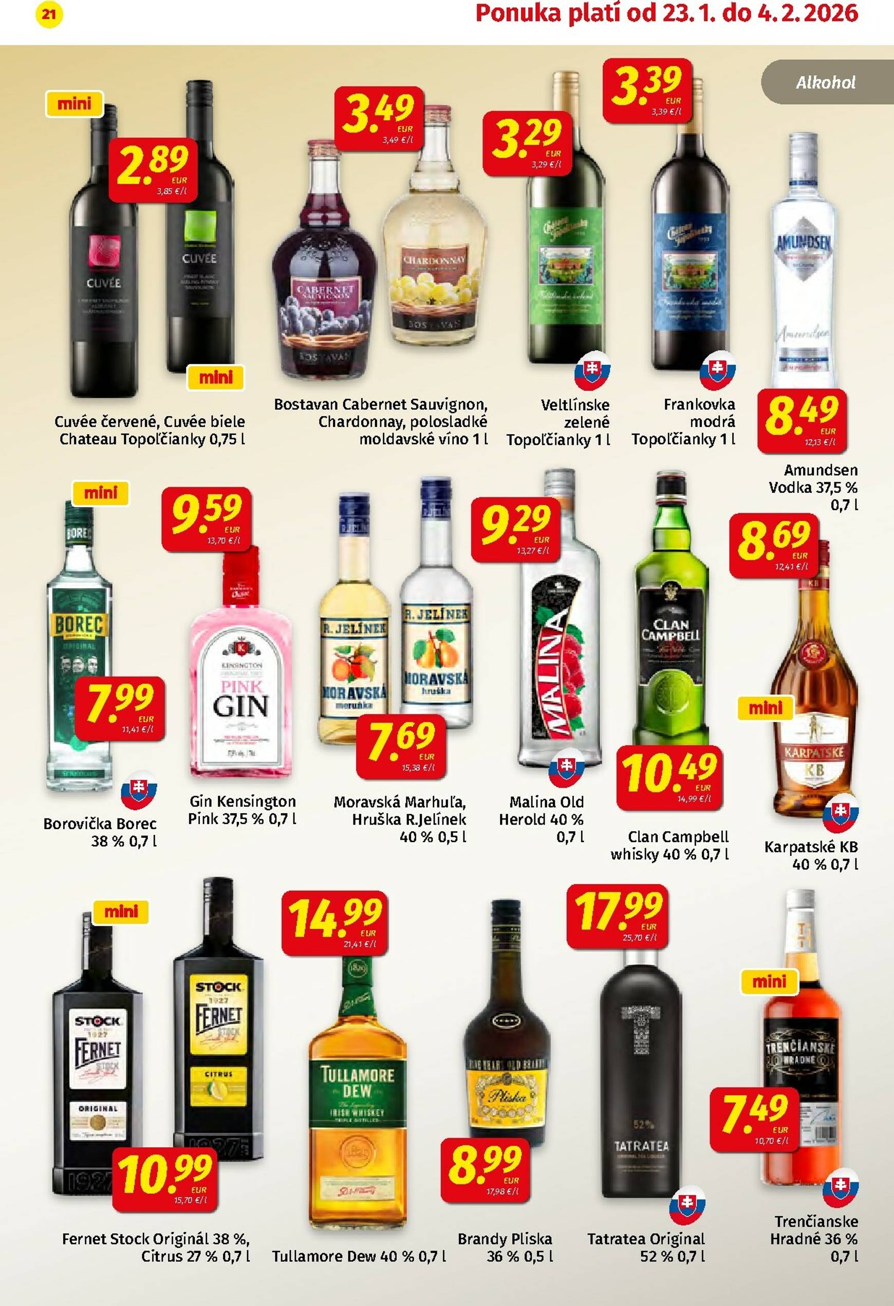 Page 21 of Aktuálny koruna leták platný od piatka 23.01 do 04.02