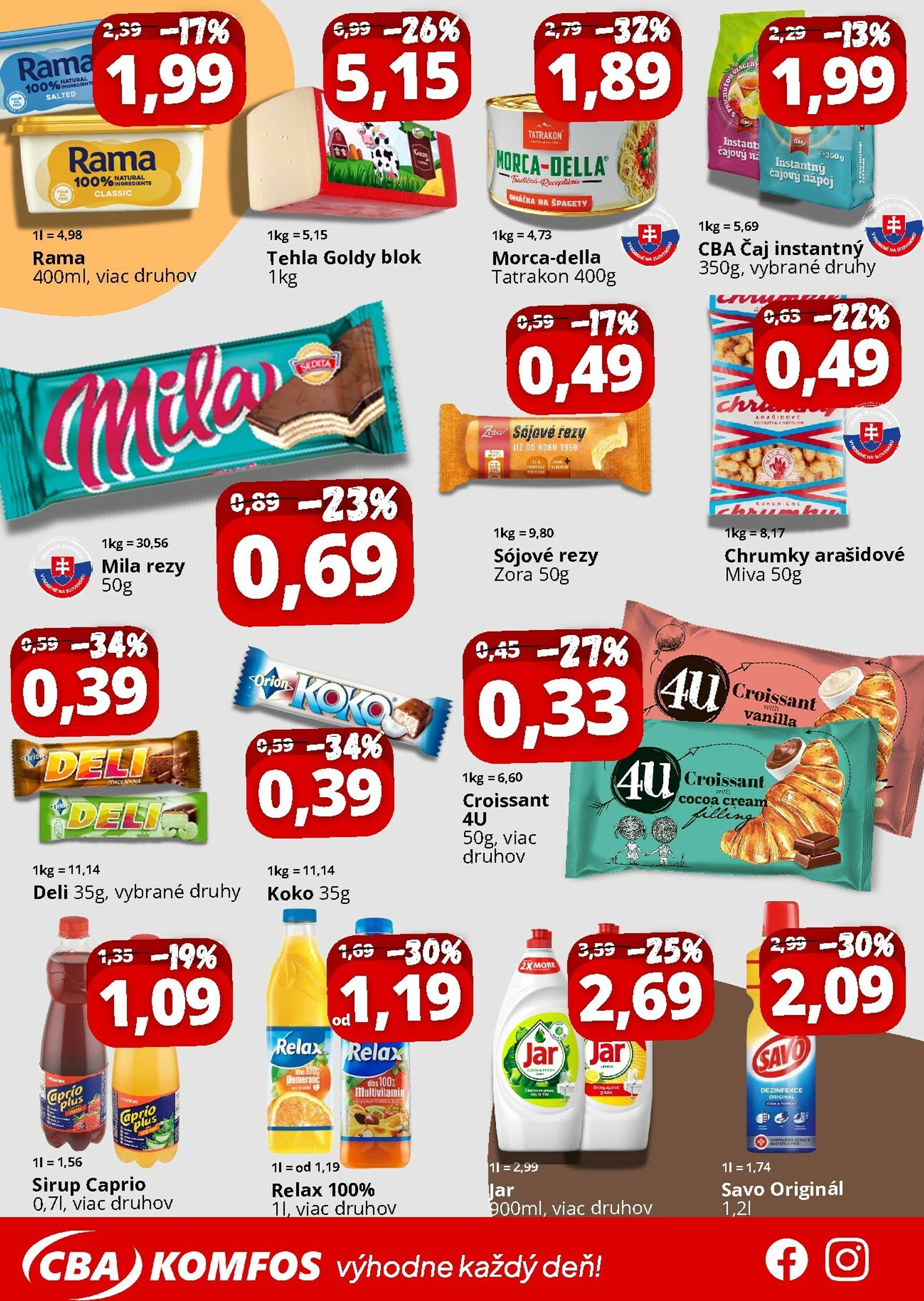 Page 2 of Aktuálny cba leták platný od piatka 23.01 do 03.02