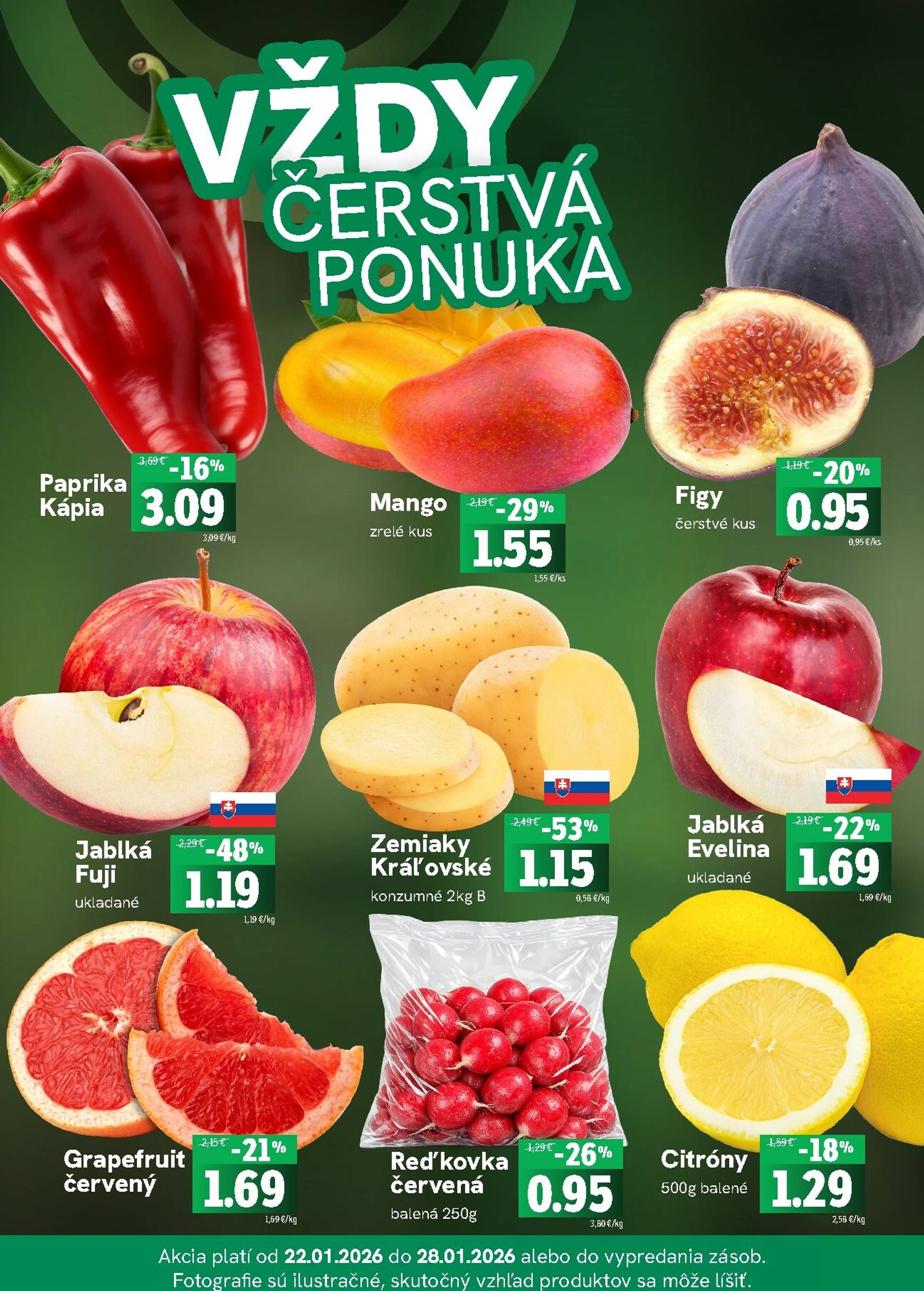Page 3 of Aktuálny fresh leták platný od štvrtka 22.01 do 28.01