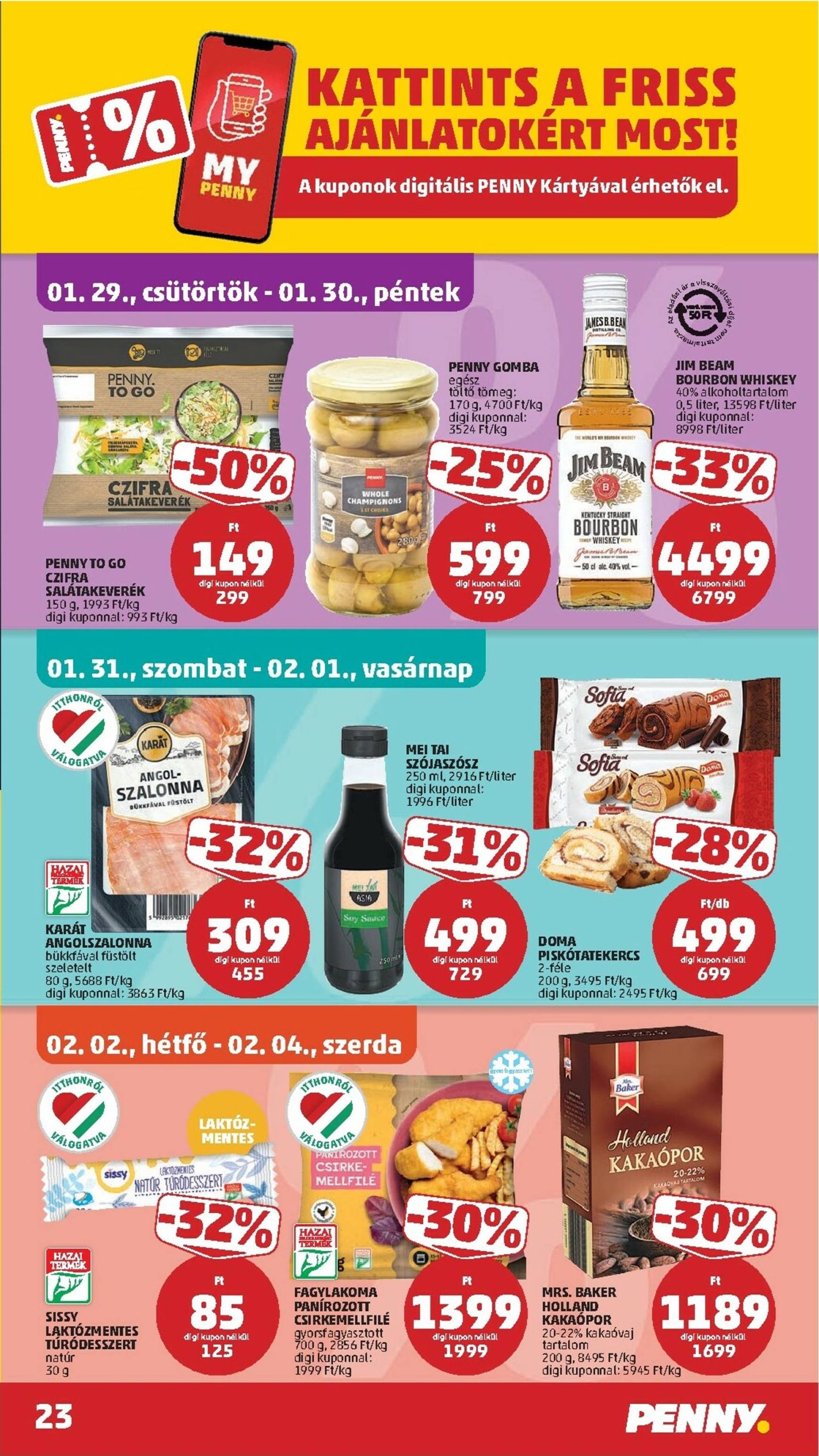 Page 27 of Aktuálny penny-madarsko leták platný od štvrtka 29.01 do 04.02