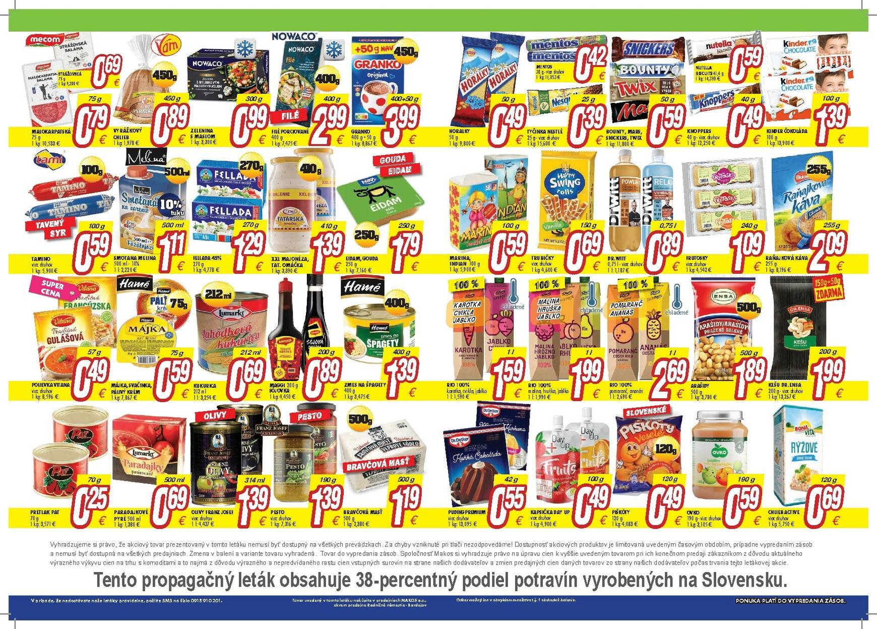 Page 2 of Aktuálny makos leták platný od pondelka 26.01 do 01.02
