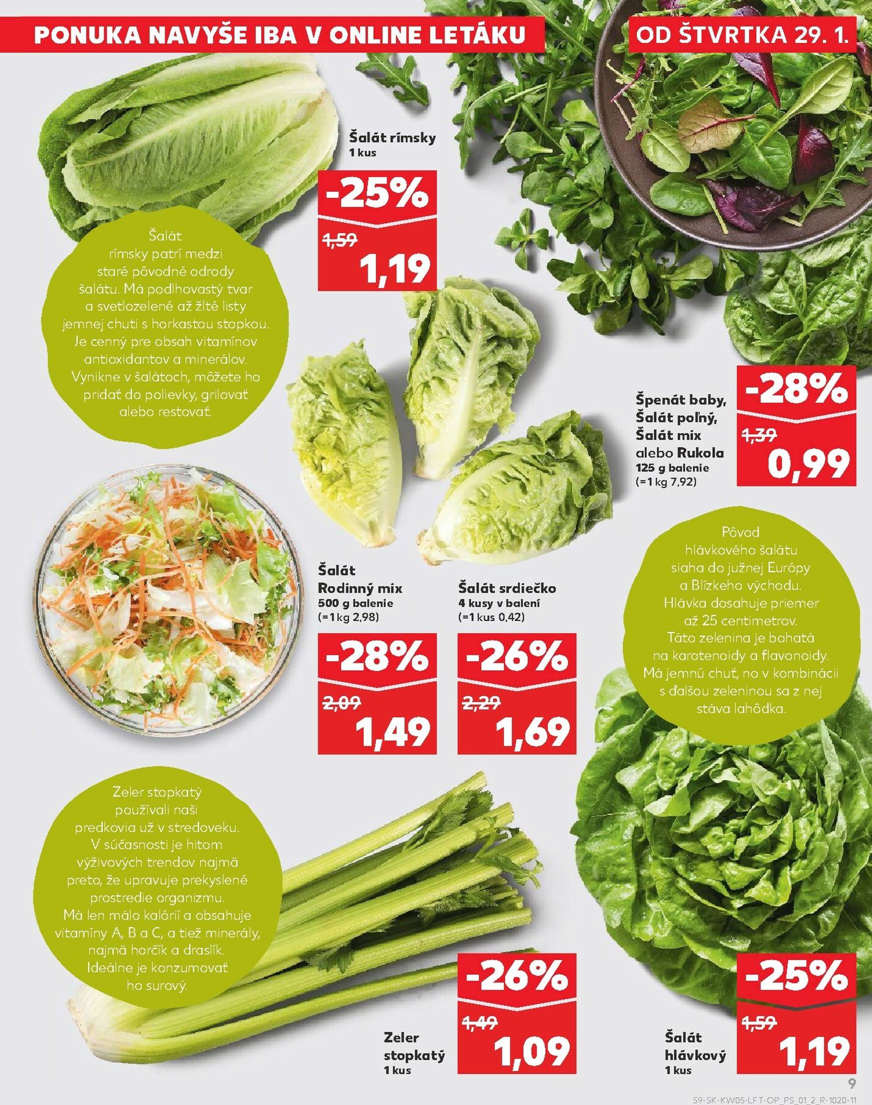 Page 9 of Aktuálny kaufland leták platný od štvrtka 29.01 do 04.02