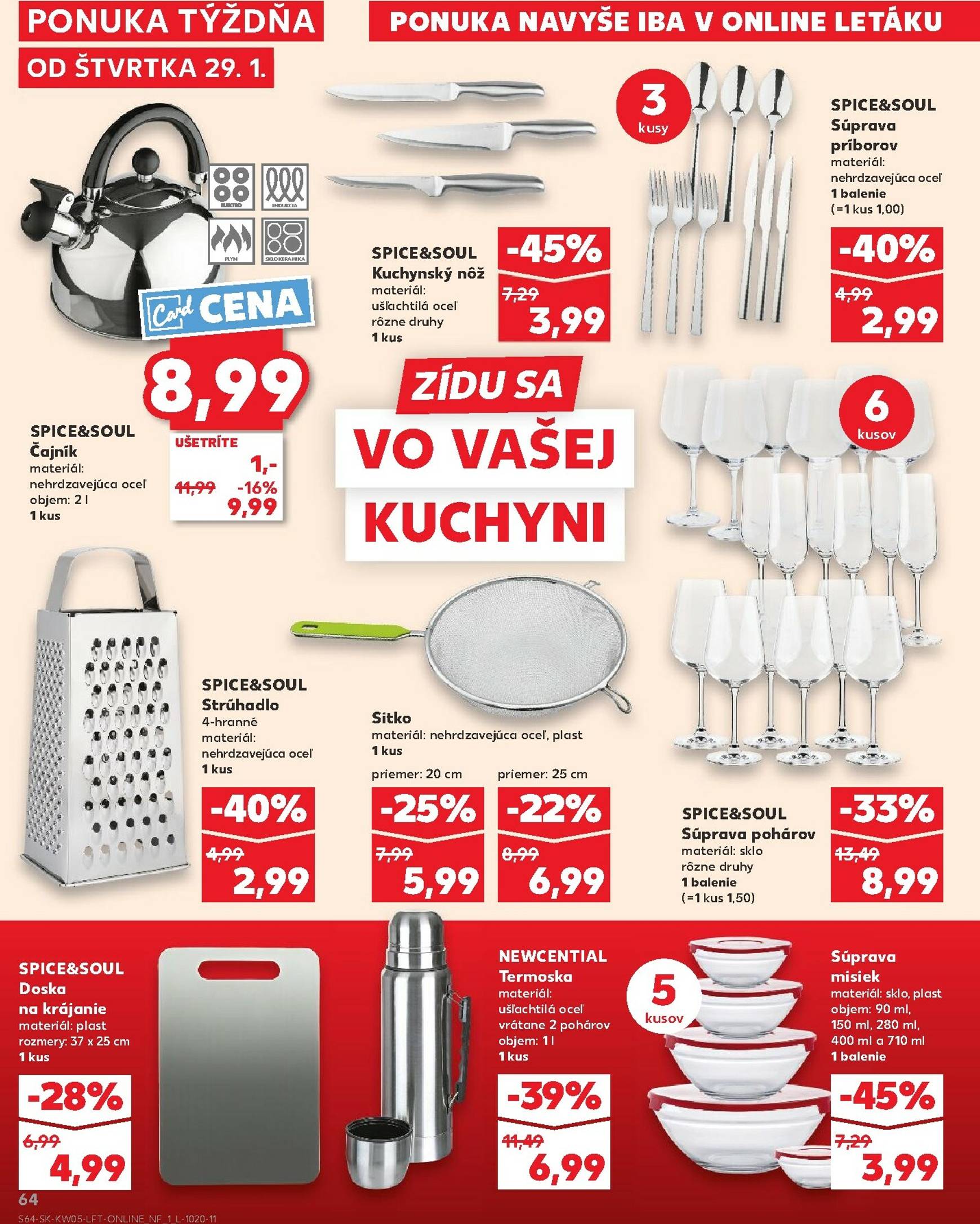 Page 64 of Aktuálny kaufland leták platný od štvrtka 29.01 do 04.02