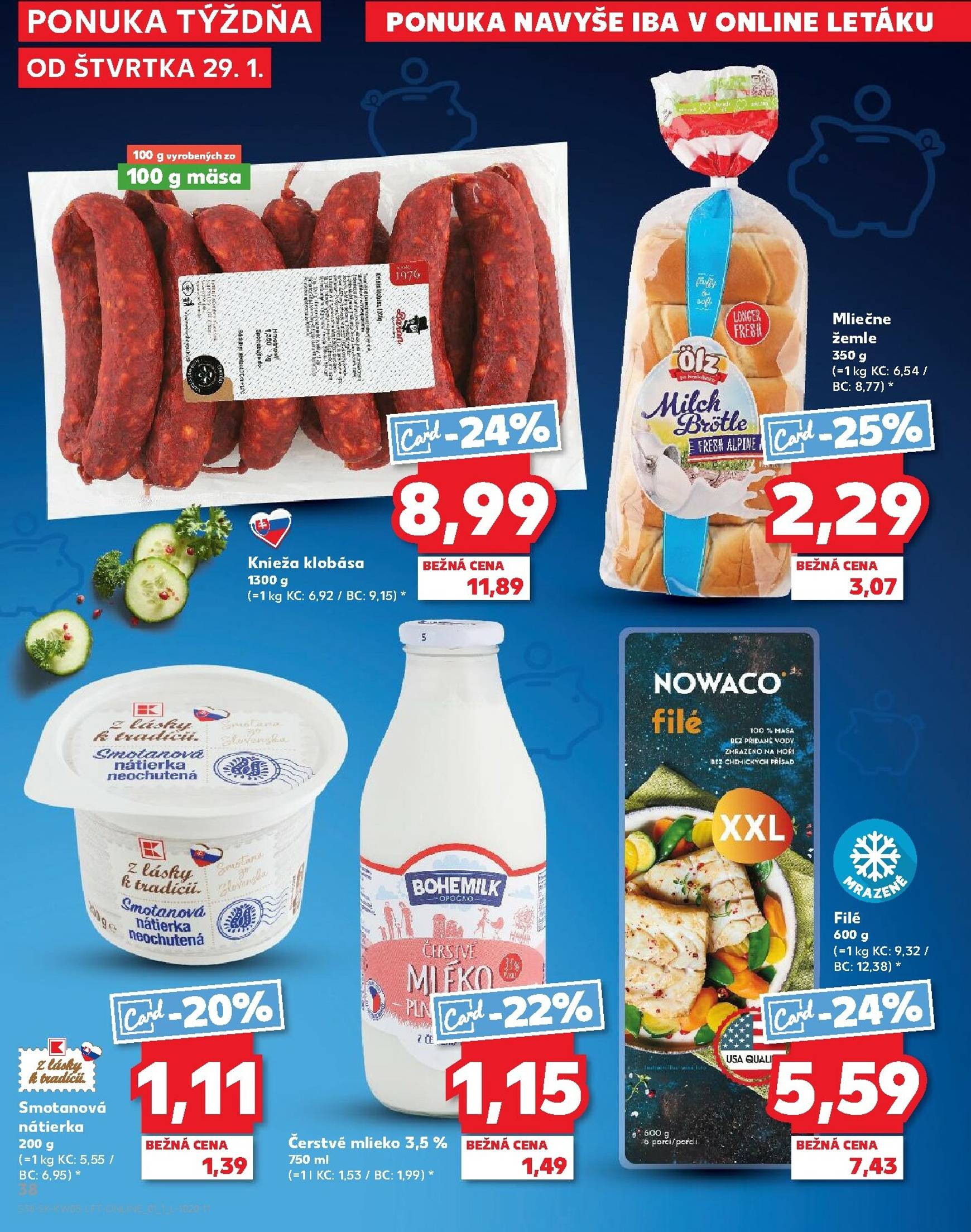 Page 38 of Aktuálny kaufland leták platný od štvrtka 29.01 do 04.02