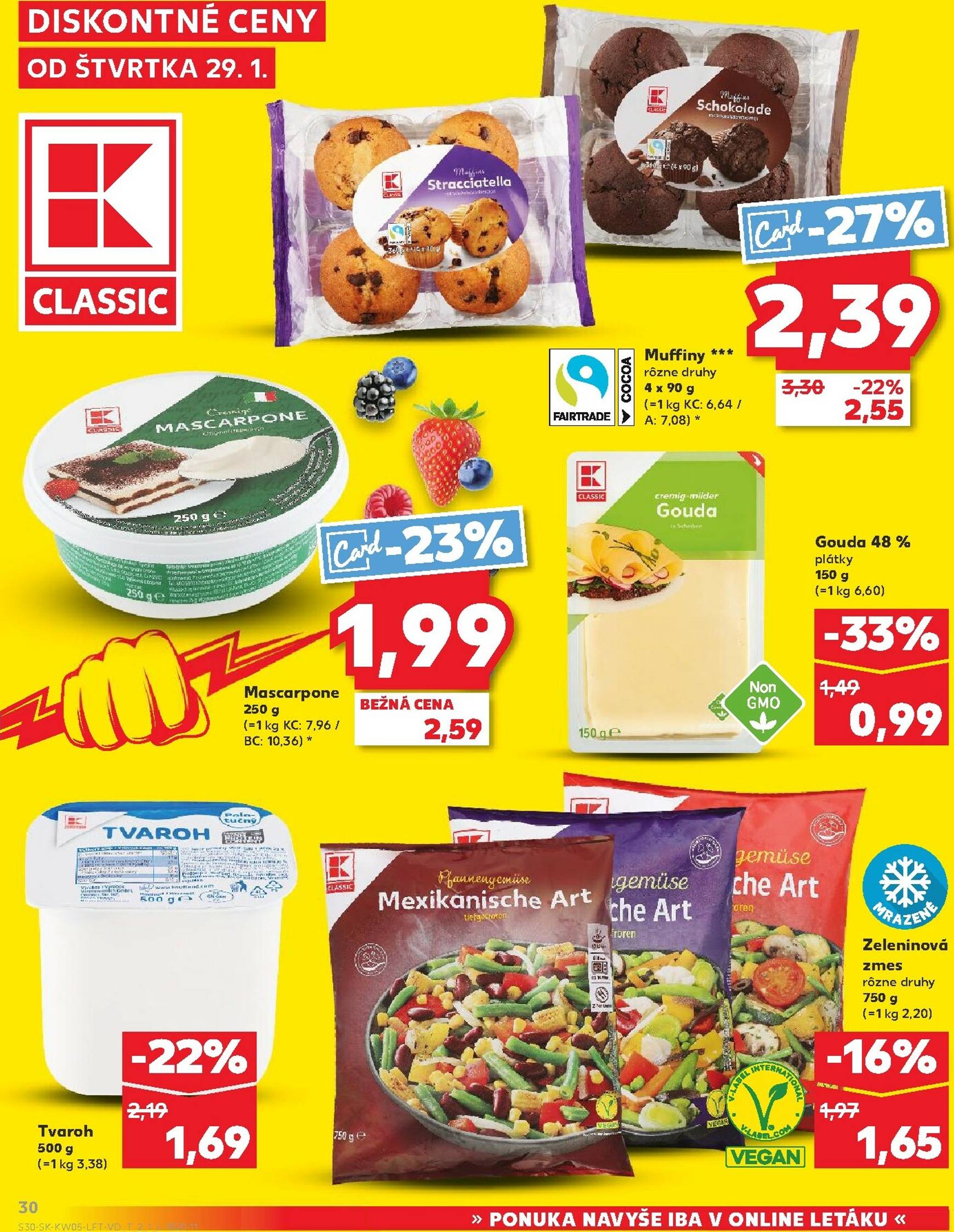 Page 30 of Aktuálny kaufland leták platný od štvrtka 29.01 do 04.02