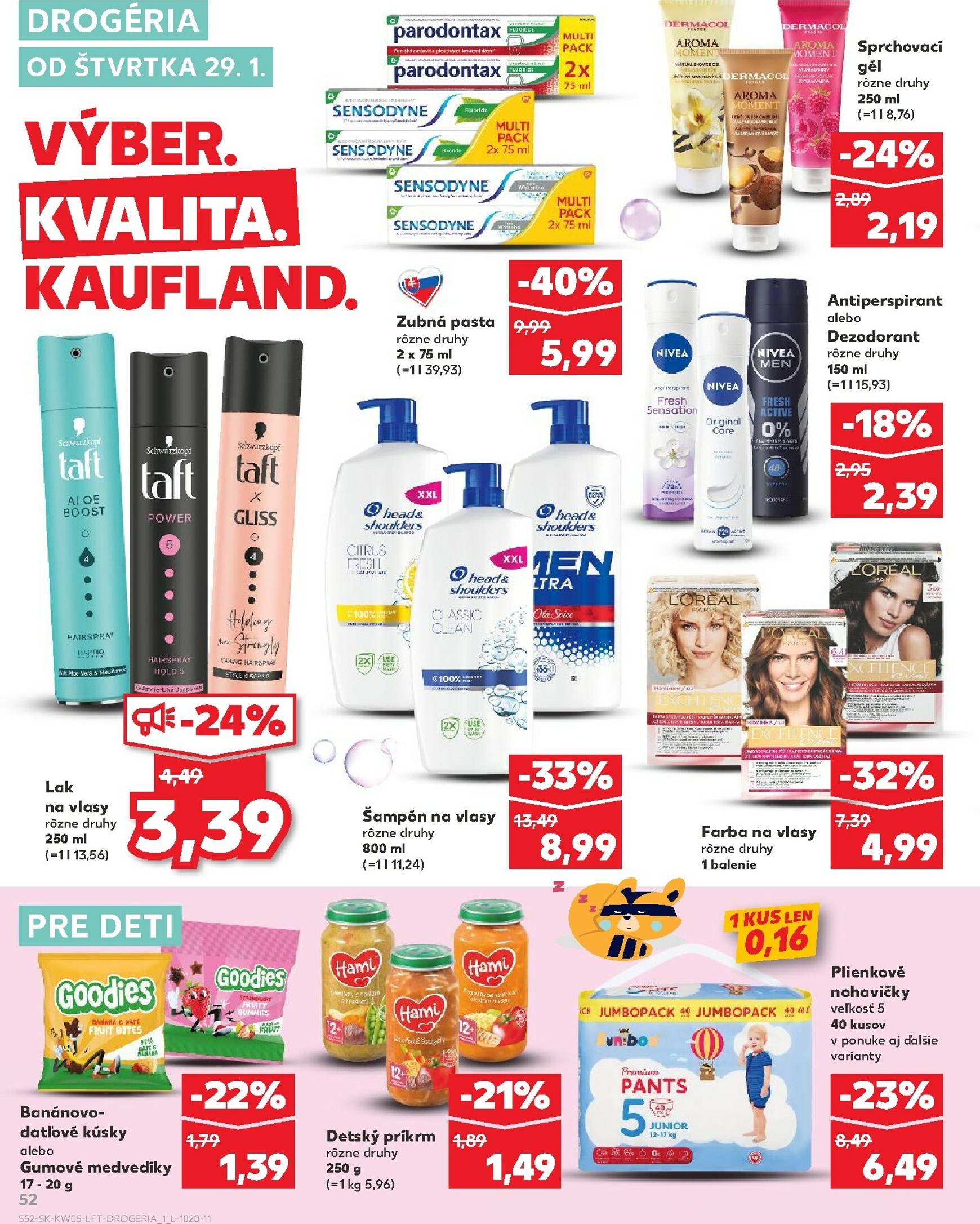 Page 52 of Aktuálny kaufland leták platný od štvrtka 29.01 do 04.02