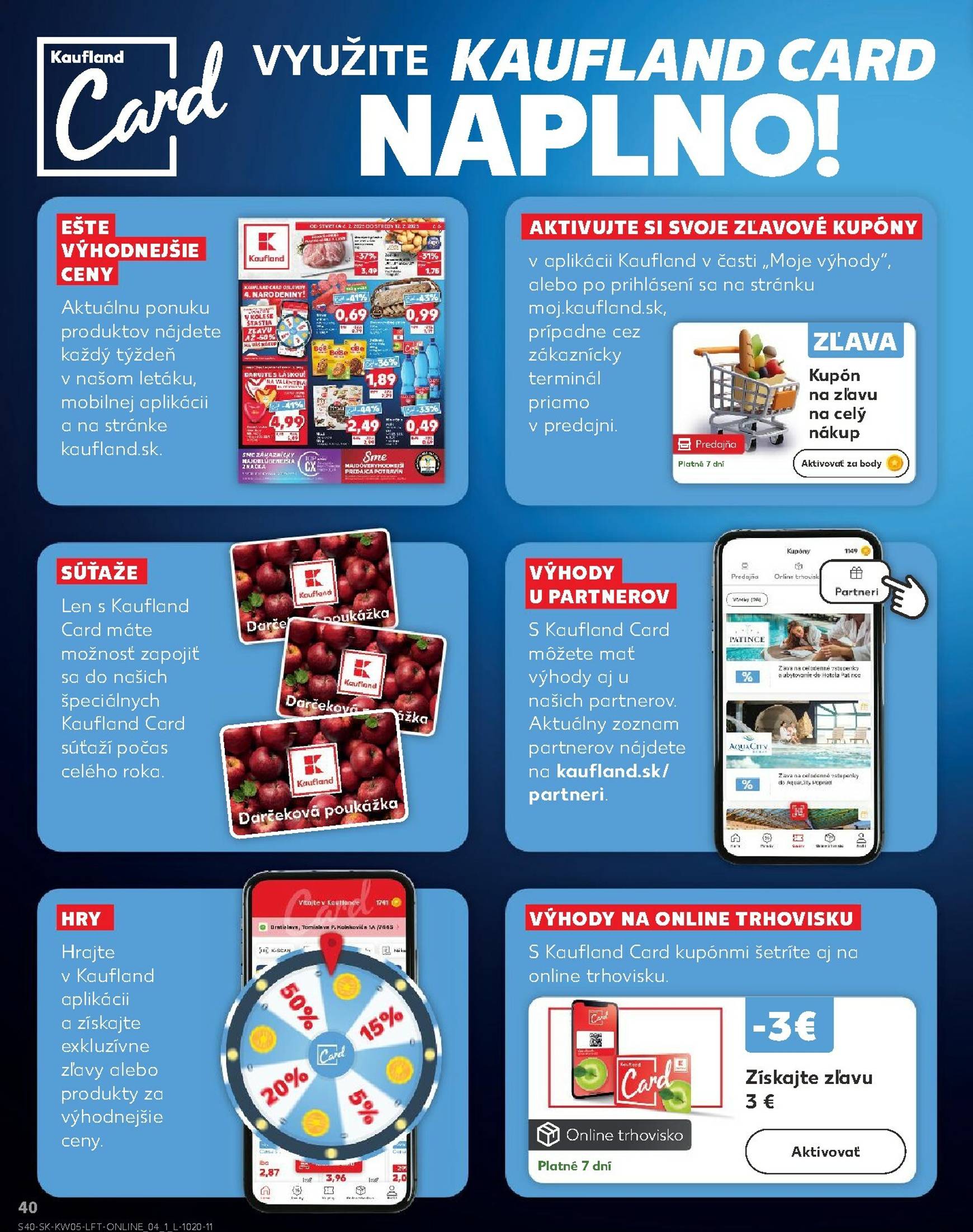 Page 40 of Aktuálny kaufland leták platný od štvrtka 29.01 do 04.02