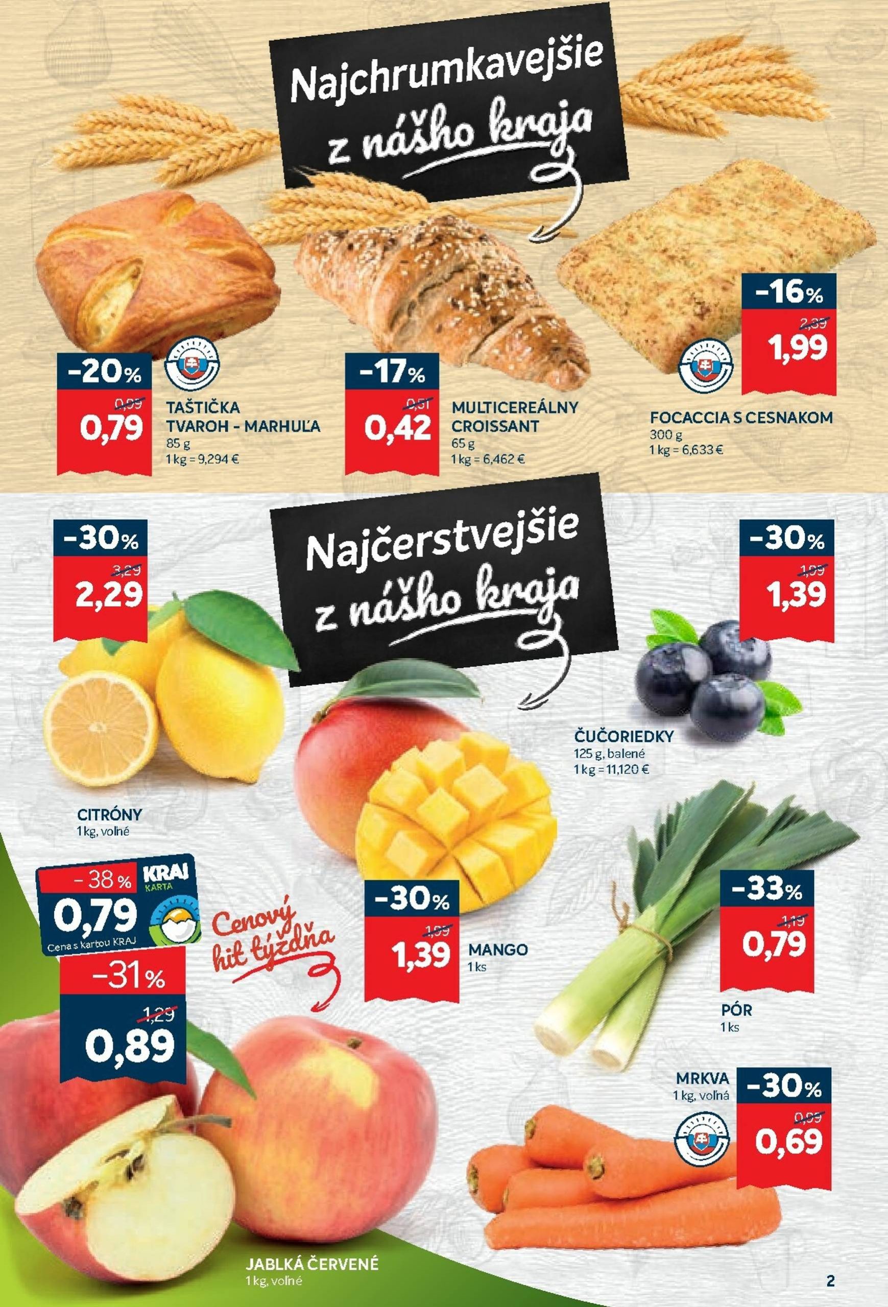 Page 2 of Aktuálny kraj leták platný od štvrtka 29.01 do 04.02