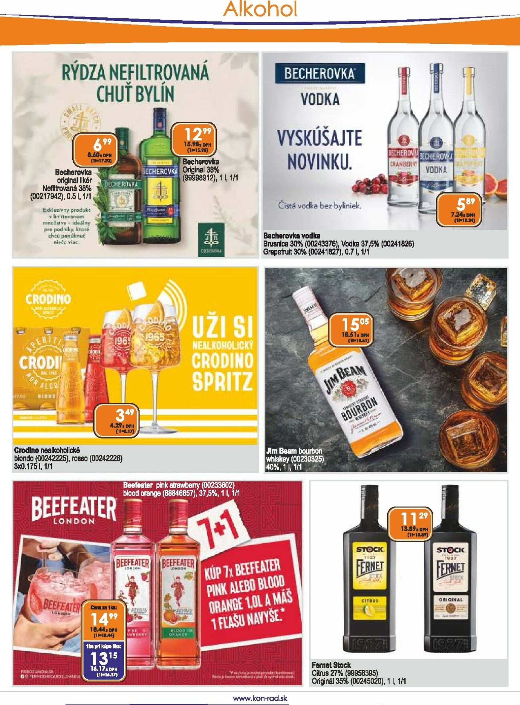 Page 6 of Aktuálny kon-rad leták platný od nedele 01.02 do 28.02