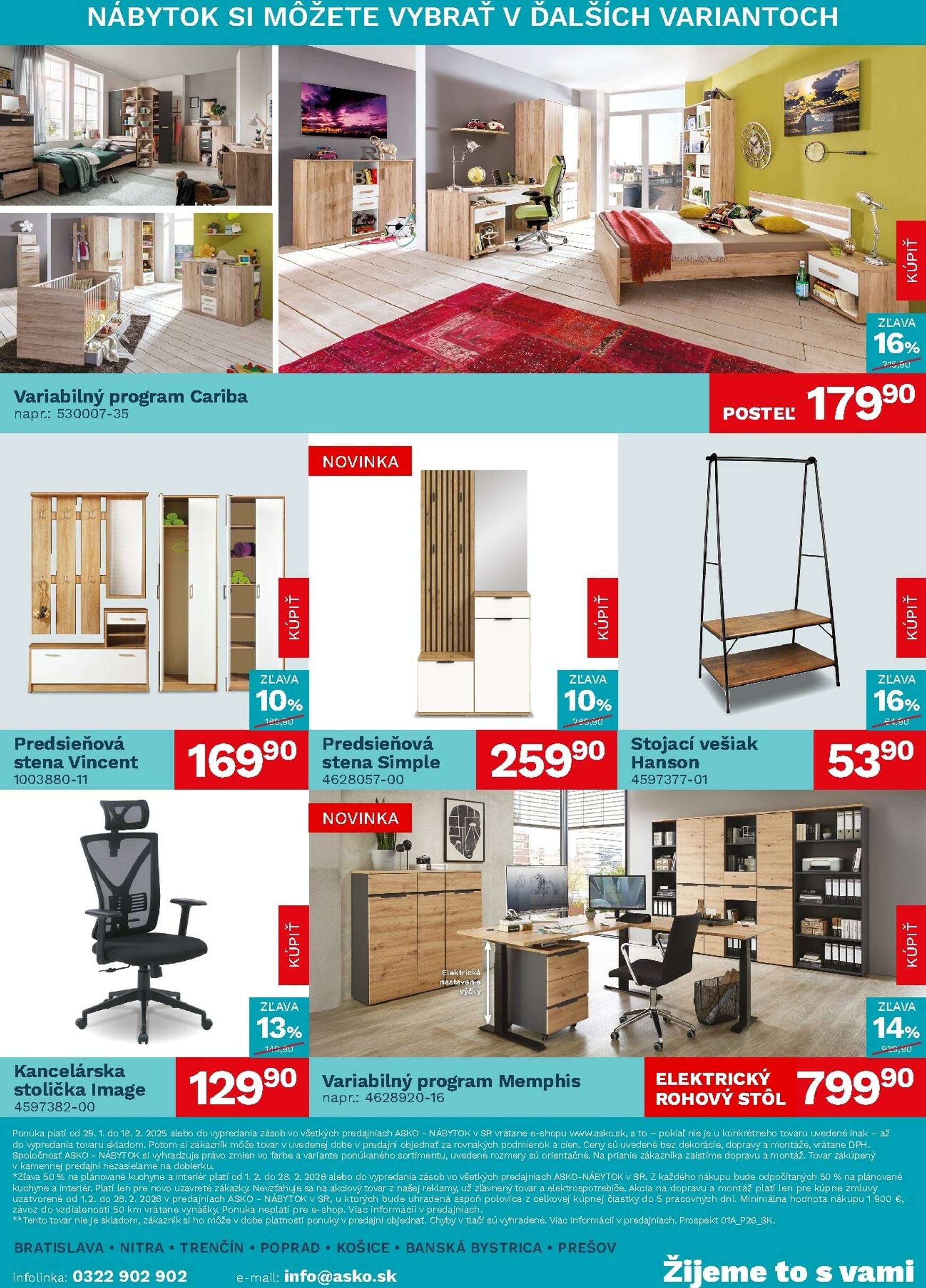 Page 4 of Aktuálny asko-nabytok leták platný od štvrtka 29.01 do 18.02