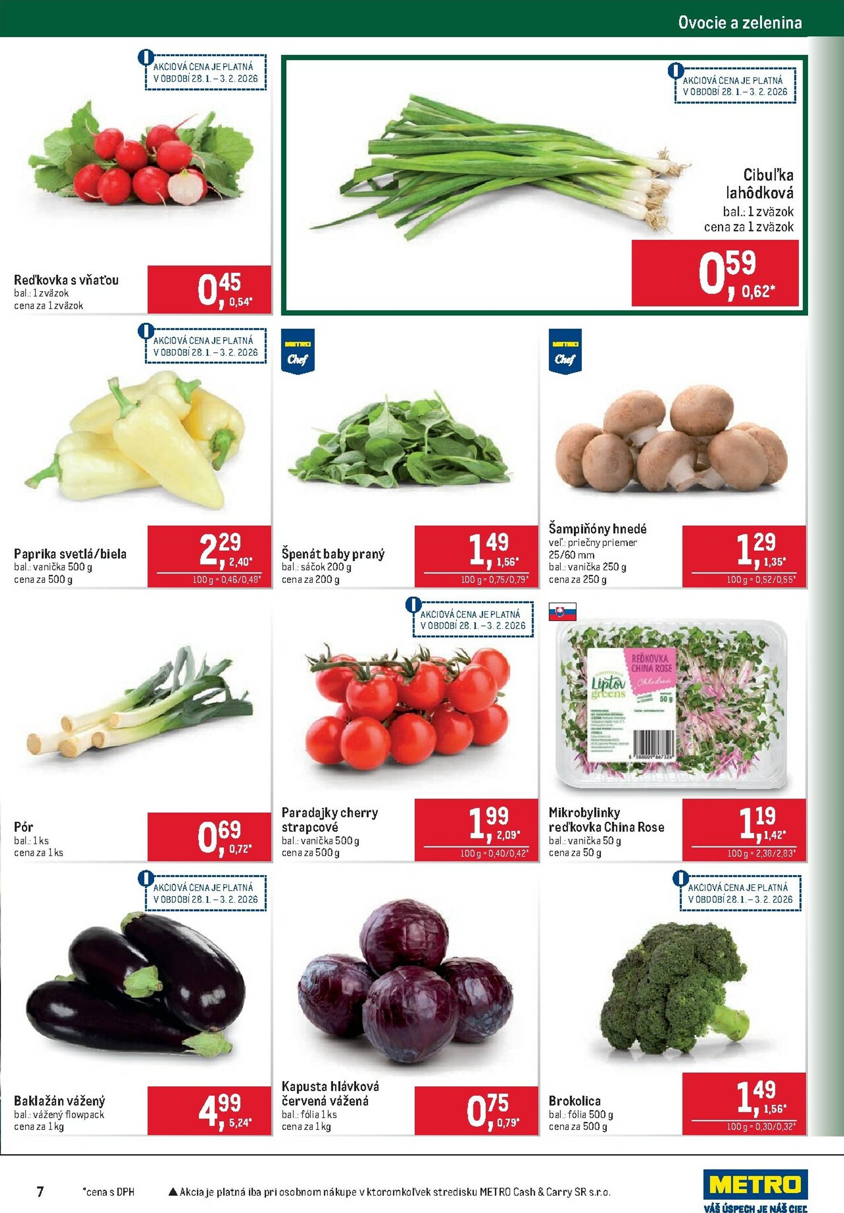 Page 7 of Aktuálny metro leták platný od stredy 28.01 do 10.02