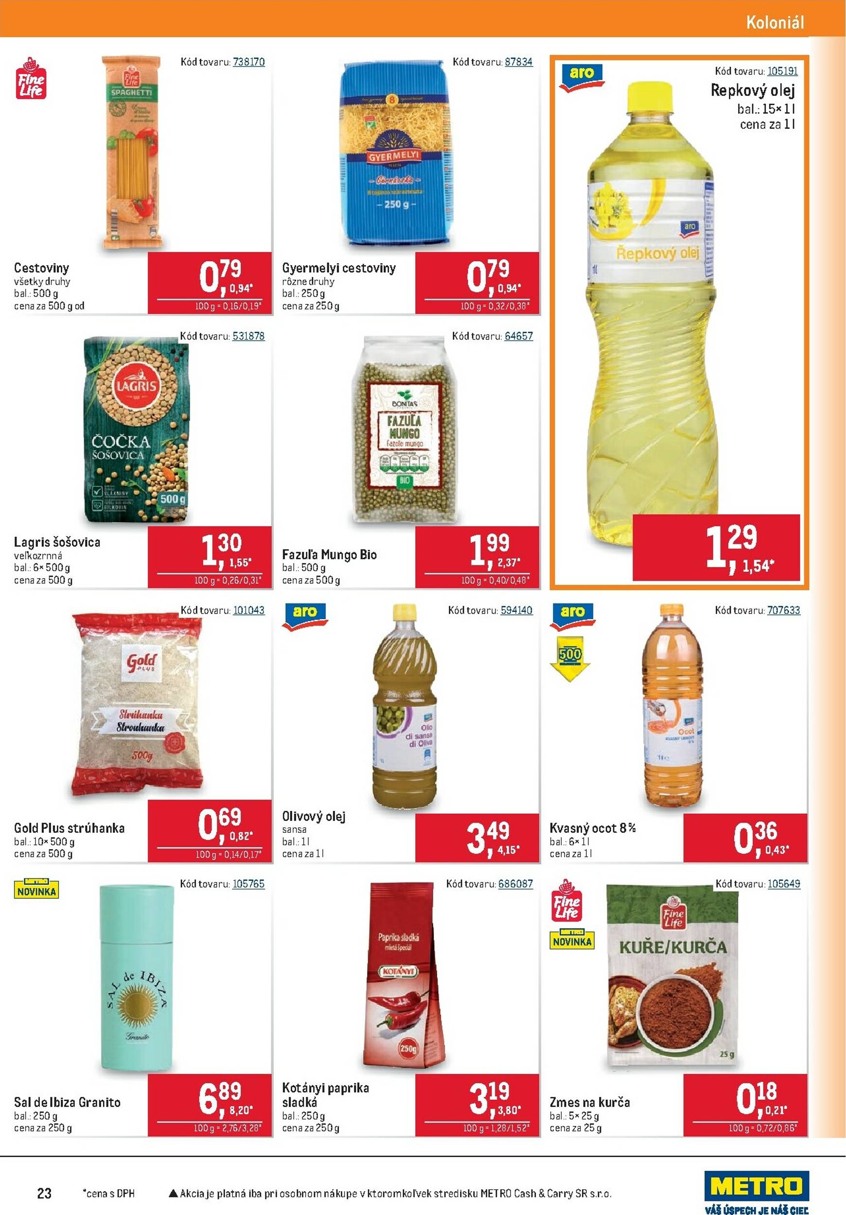 Page 23 of Aktuálny metro leták platný od stredy 28.01 do 10.02