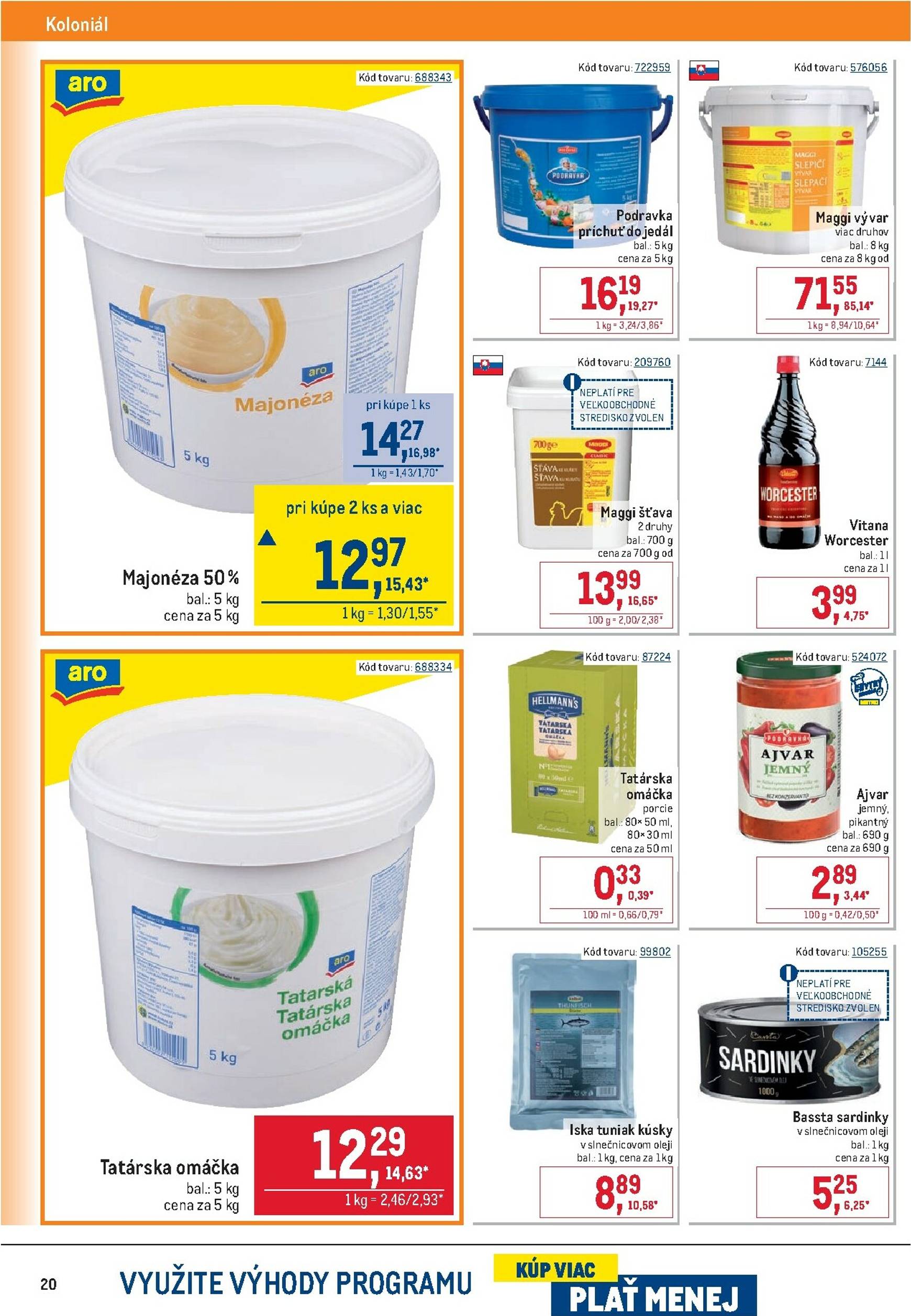 Page 20 of Aktuálny metro leták platný od stredy 28.01 do 24.02