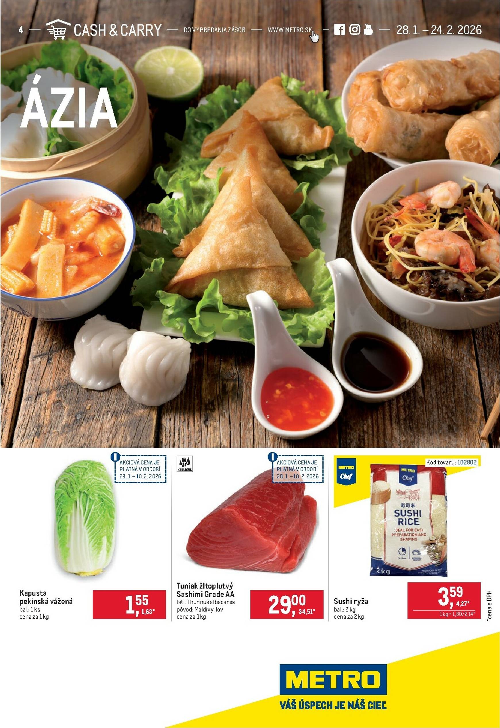 Page 1 of Aktuálny metro leták platný od stredy 28.01 do 24.02