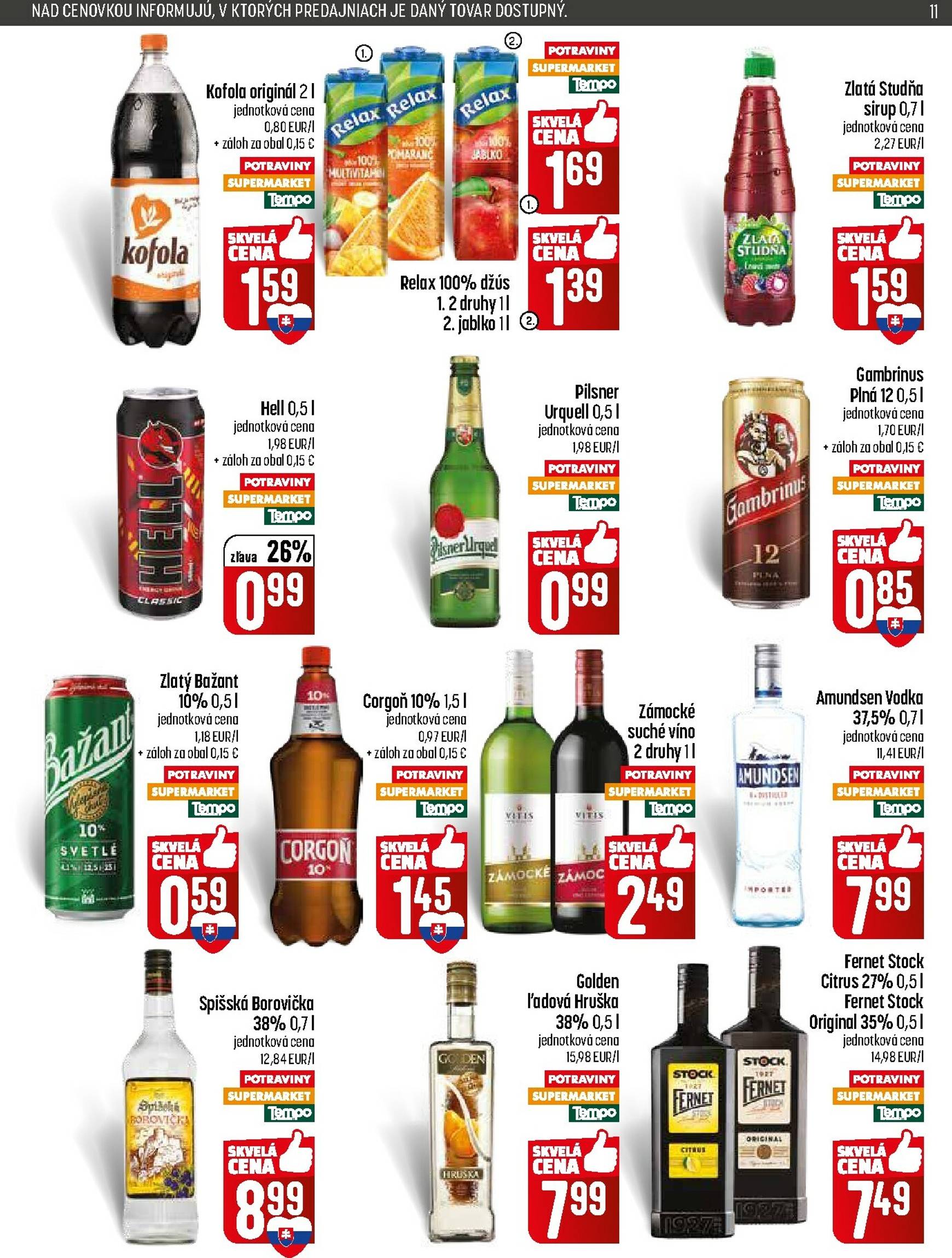 Page 11 of Aktuálny coop-jednota leták platný od štvrtka 29.01 do 04.02