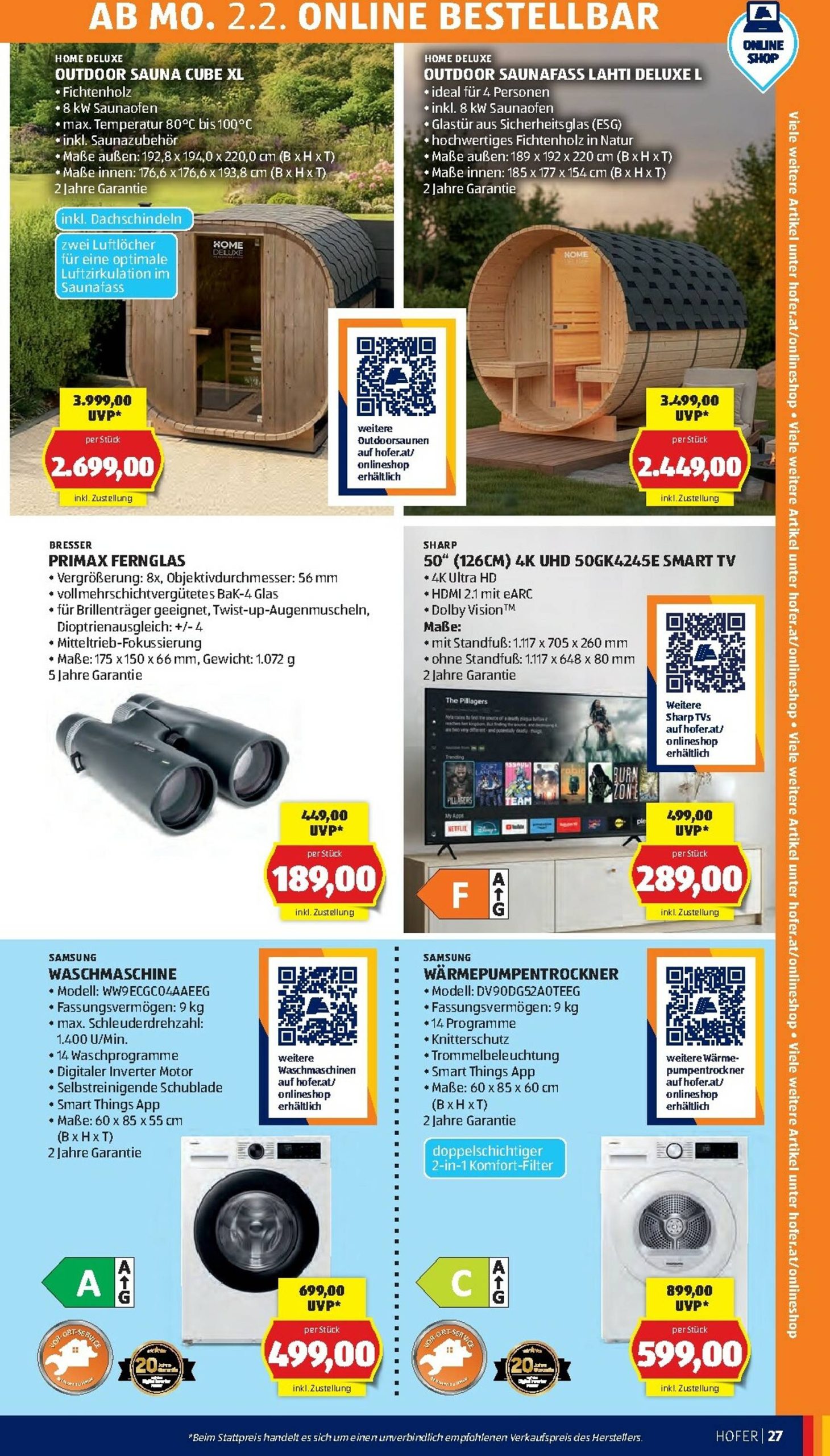 Page 31 of Aktuálny hofer-rakusko leták platný od piatka 30.01 do 05.02