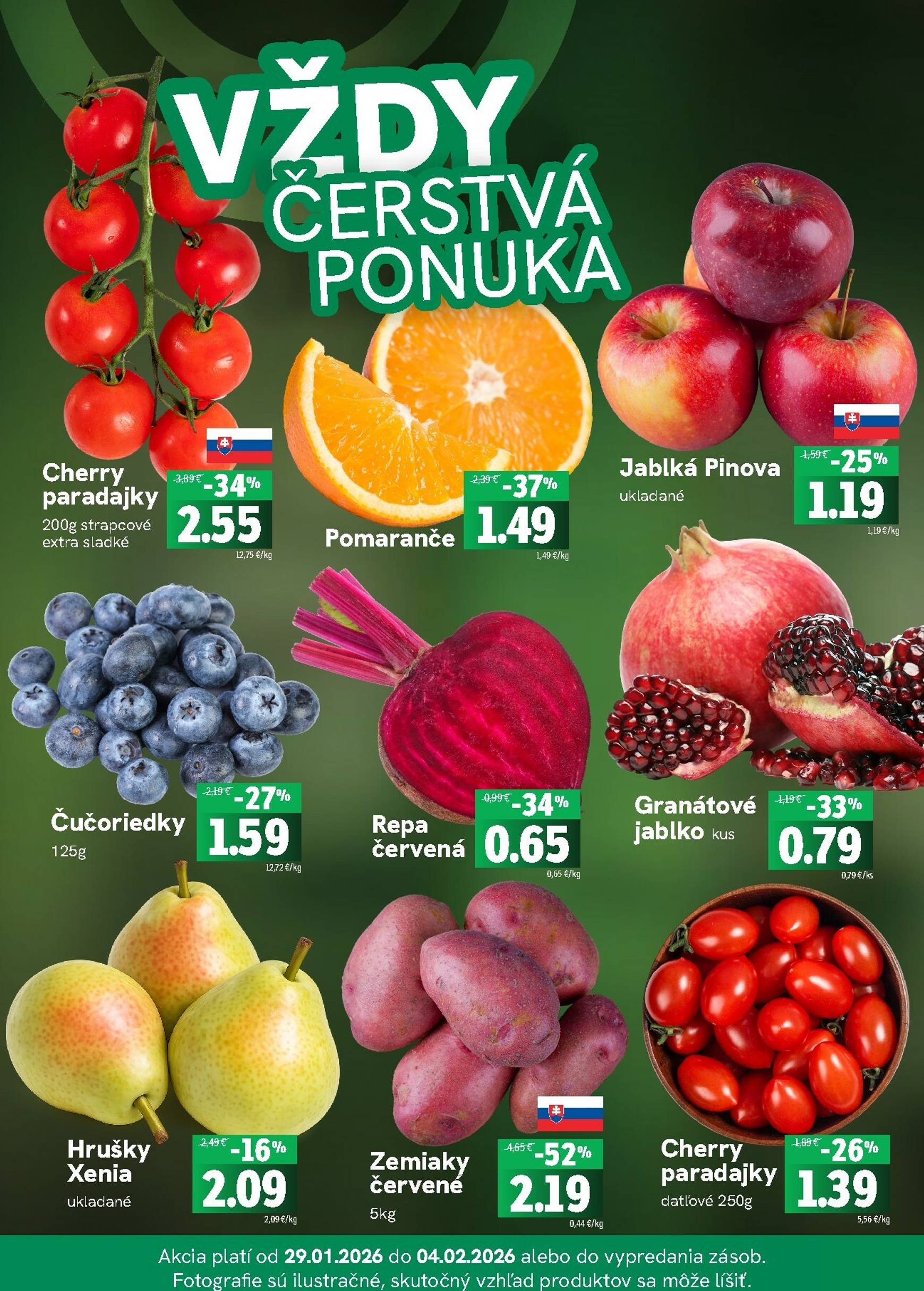Page 3 of Aktuálny fresh leták platný od štvrtka 29.01 do 04.02