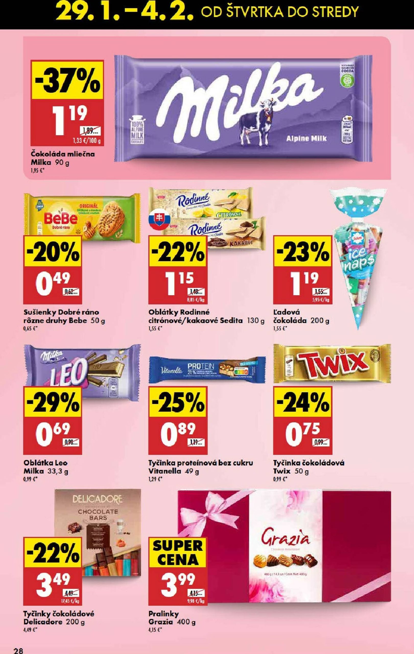 Page 28 of Aktuálny biedronka leták platný od štvrtka 29.01 do 04.02