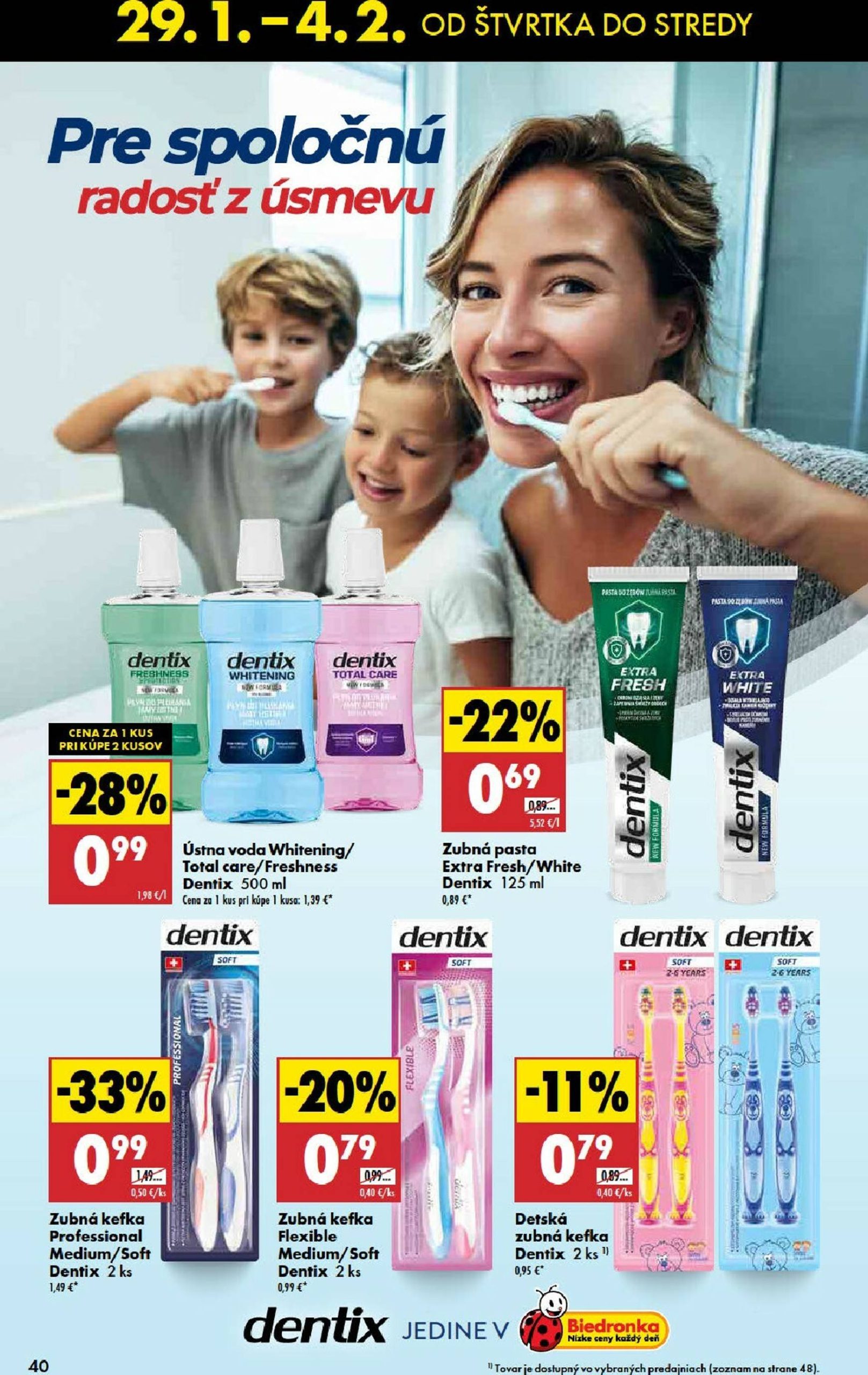 Page 40 of Aktuálny biedronka leták platný od štvrtka 29.01 do 04.02