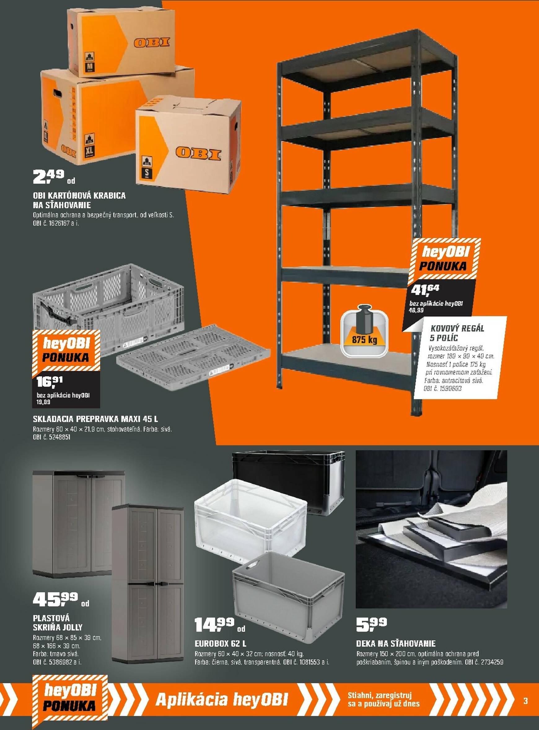 Page 3 of Aktuálny obi leták platný od piatka 02.01 do 31.01