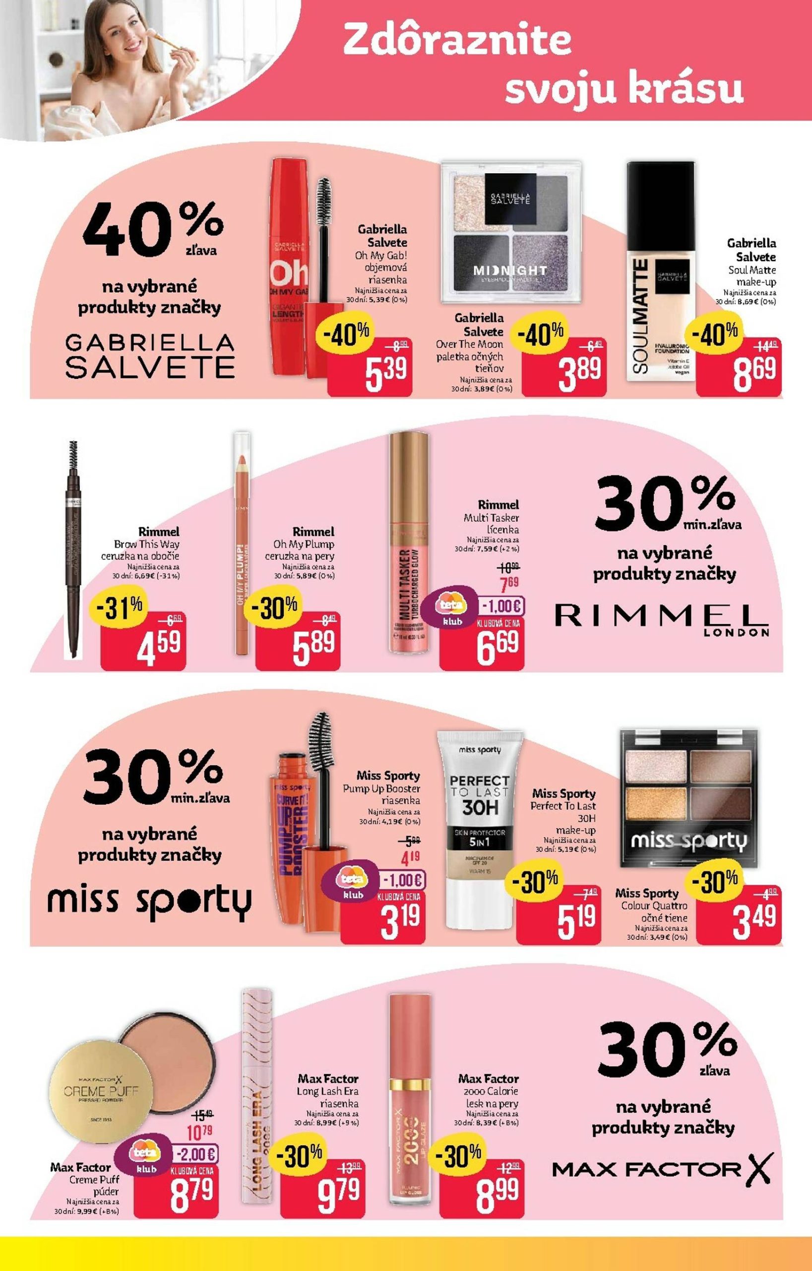 Page 2 of Aktuálny teta-drogerie leták platný od pondelka 02.02 do 11.02