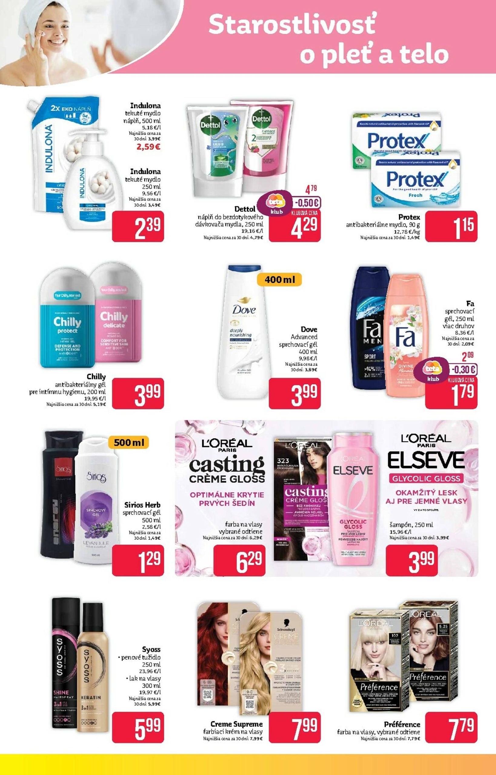 Page 6 of Aktuálny teta-drogerie leták platný od pondelka 02.02 do 11.02