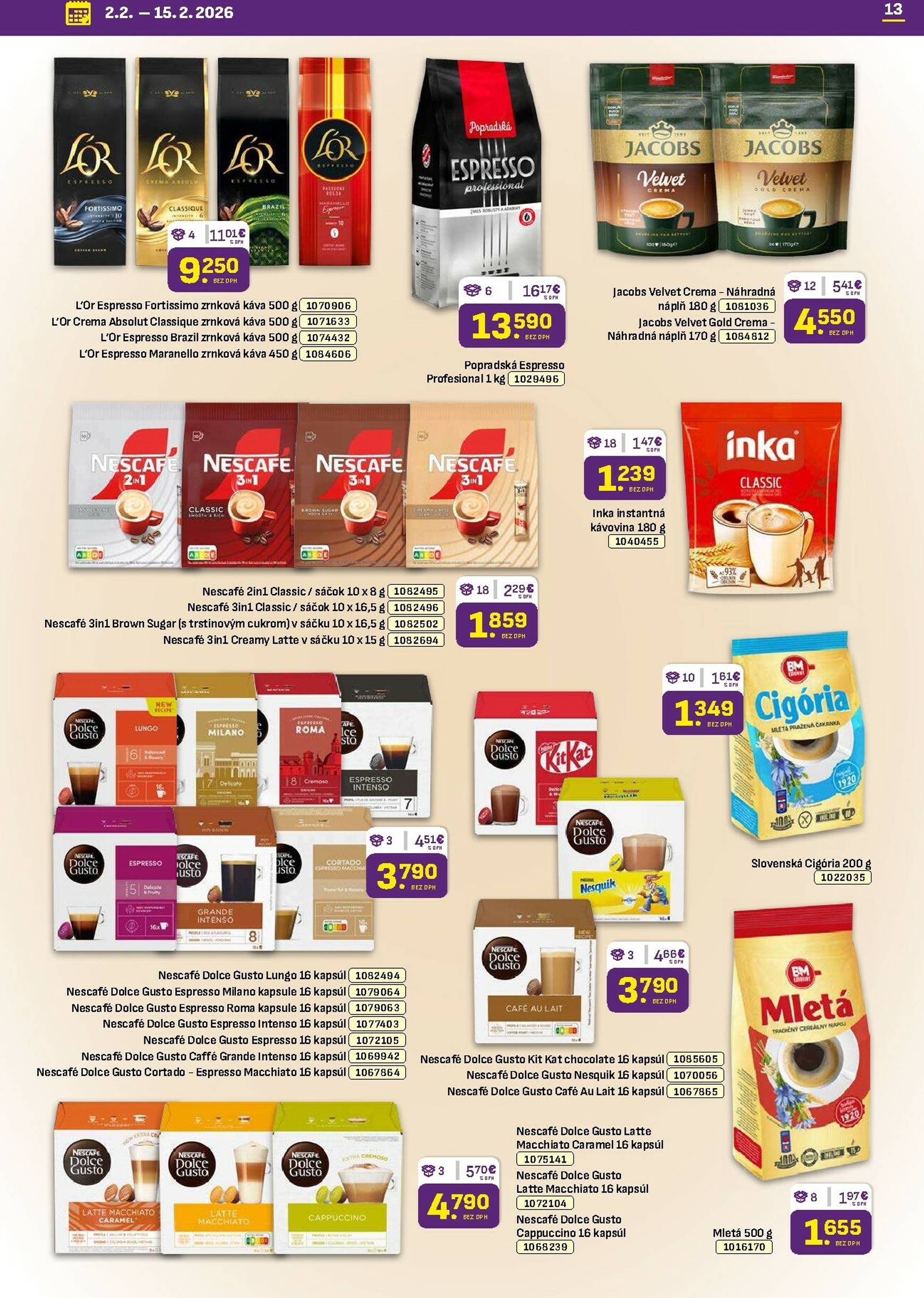 Page 13 of Aktuálny libex leták platný od pondelka 02.02 do 15.02