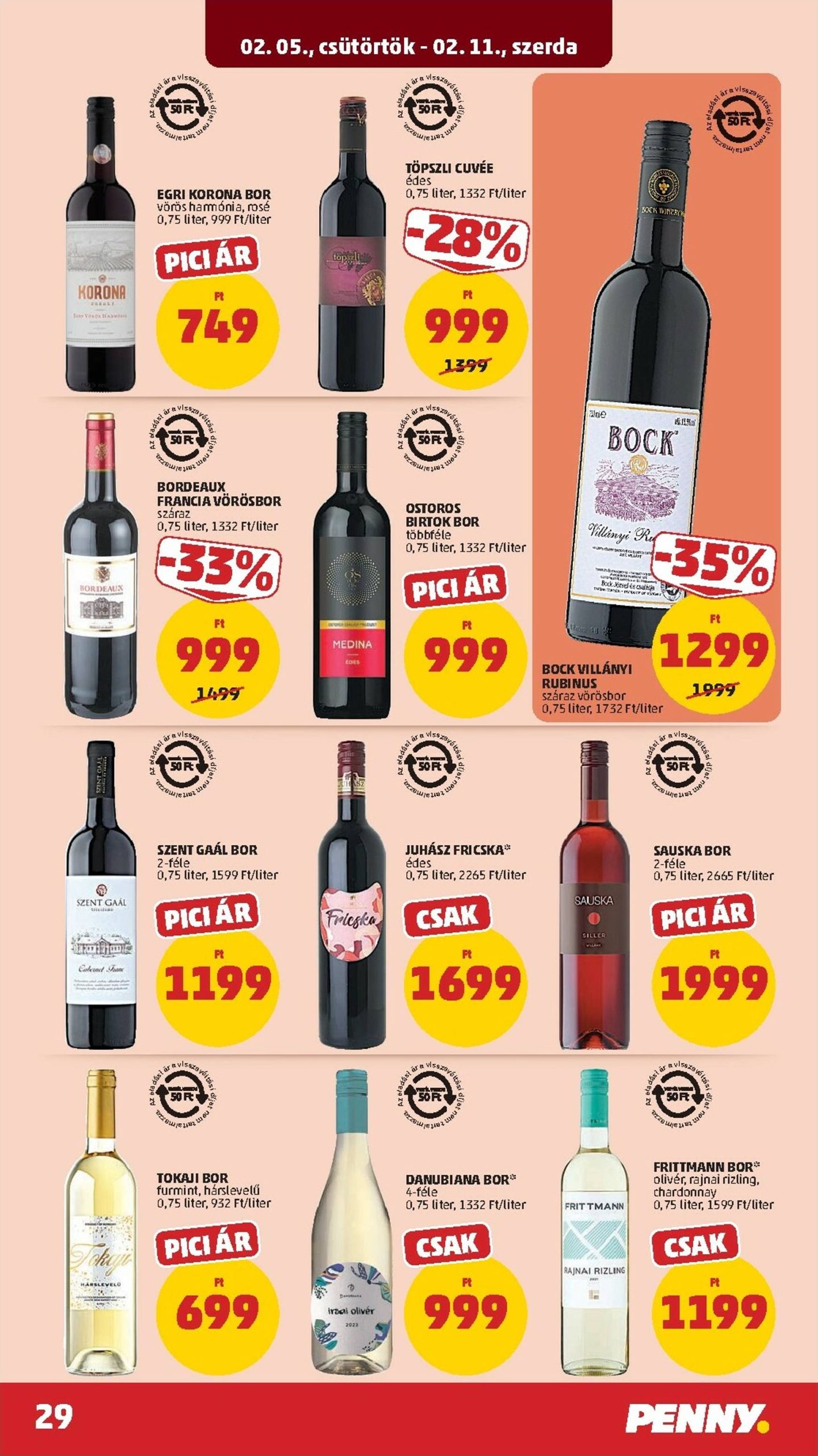 Page 33 of Aktuálny penny-madarsko leták platný od štvrtka 05.02 do 11.02