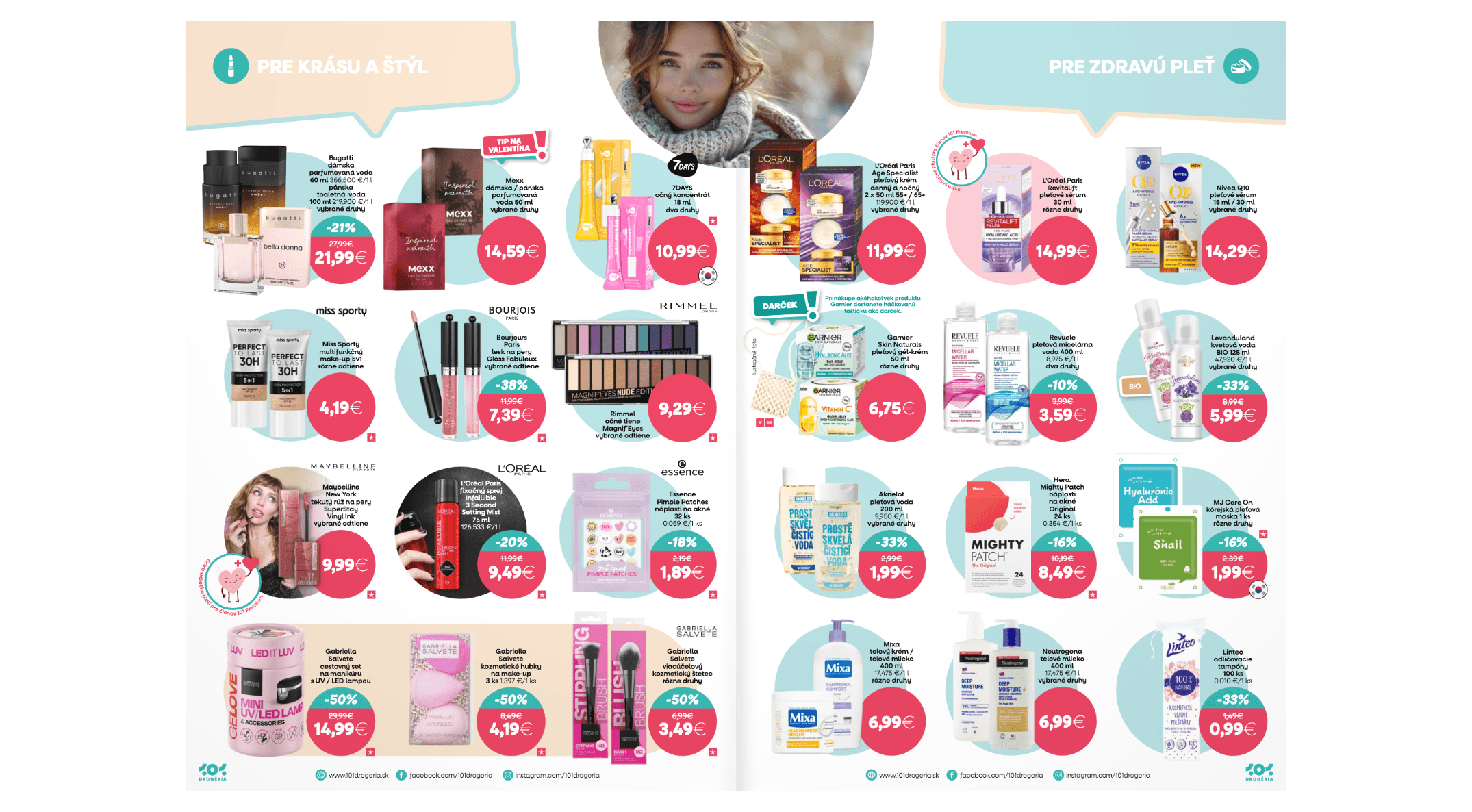 Page 2 of Aktuálny 101-drogeria leták platný od stredy 21.01 do 10.02