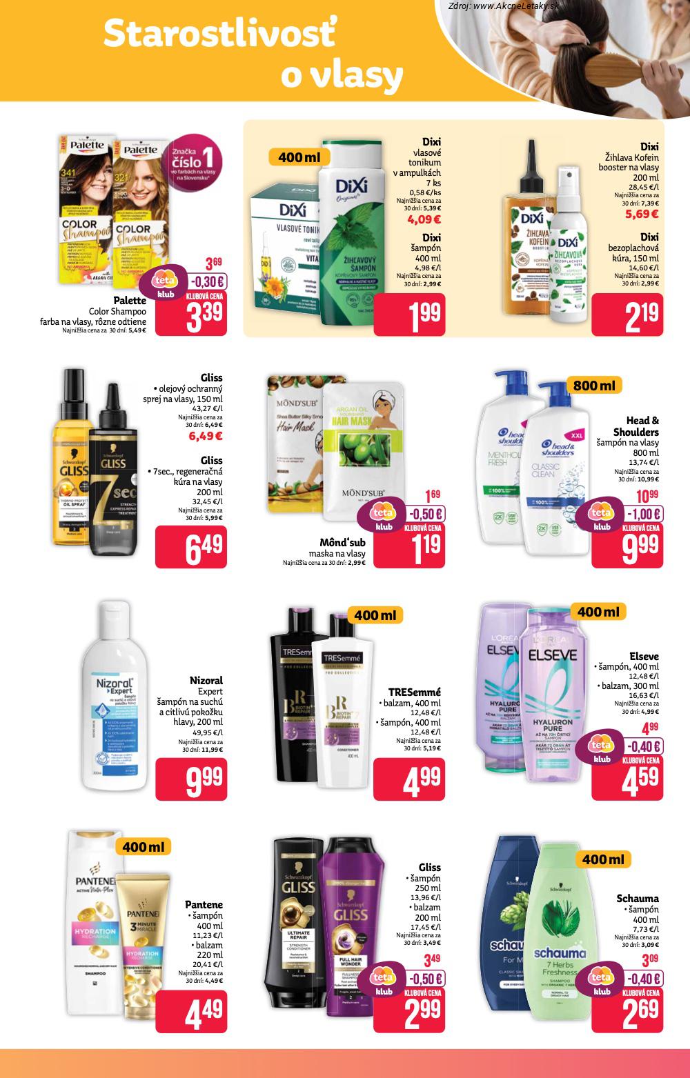 Page 7 of Aktuálny teta-drogerie leták platný od pondelka 19.01 do 28.01