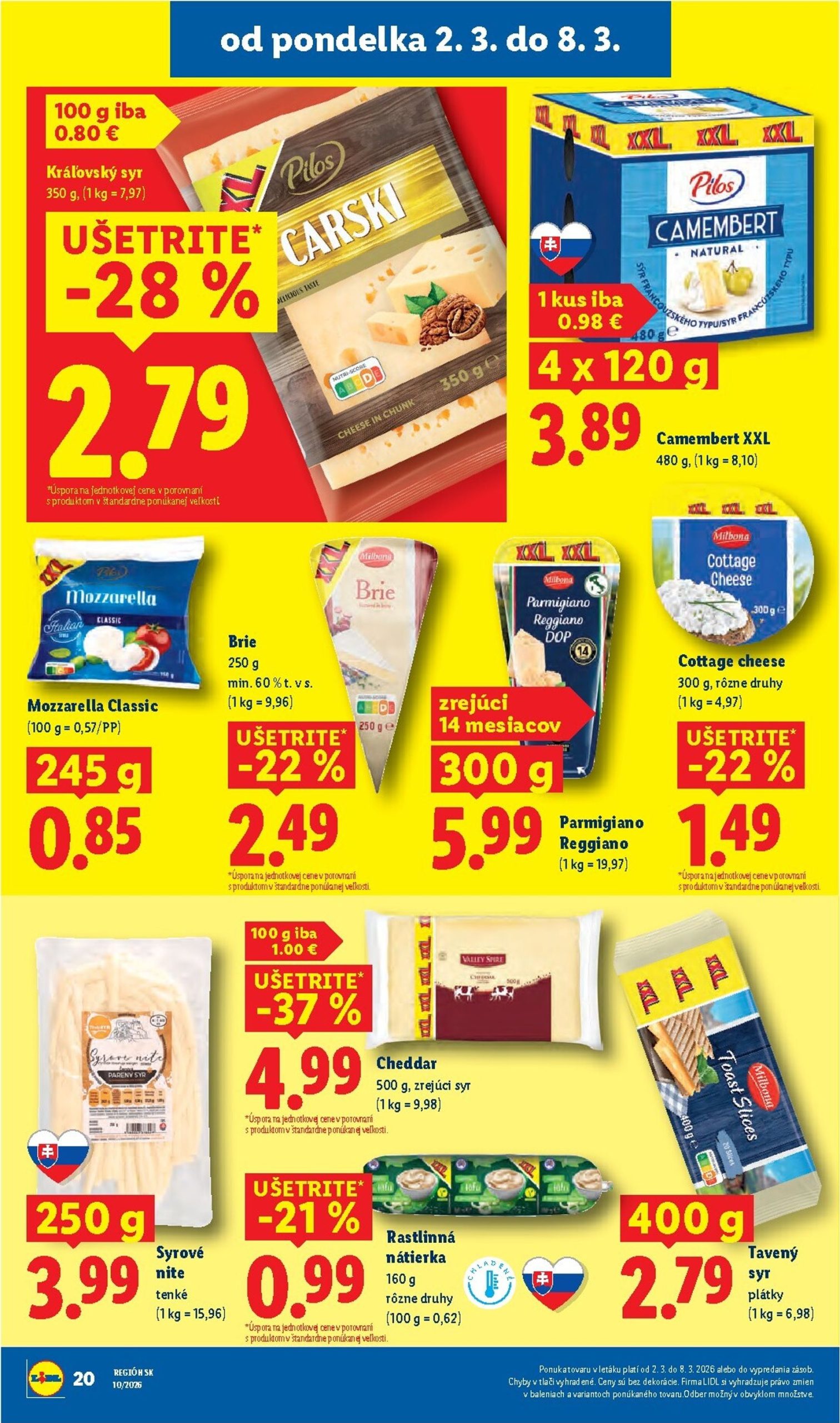 Page 22 of Aktuálny lidl leták platný od pondelka 02.03 do 08.03