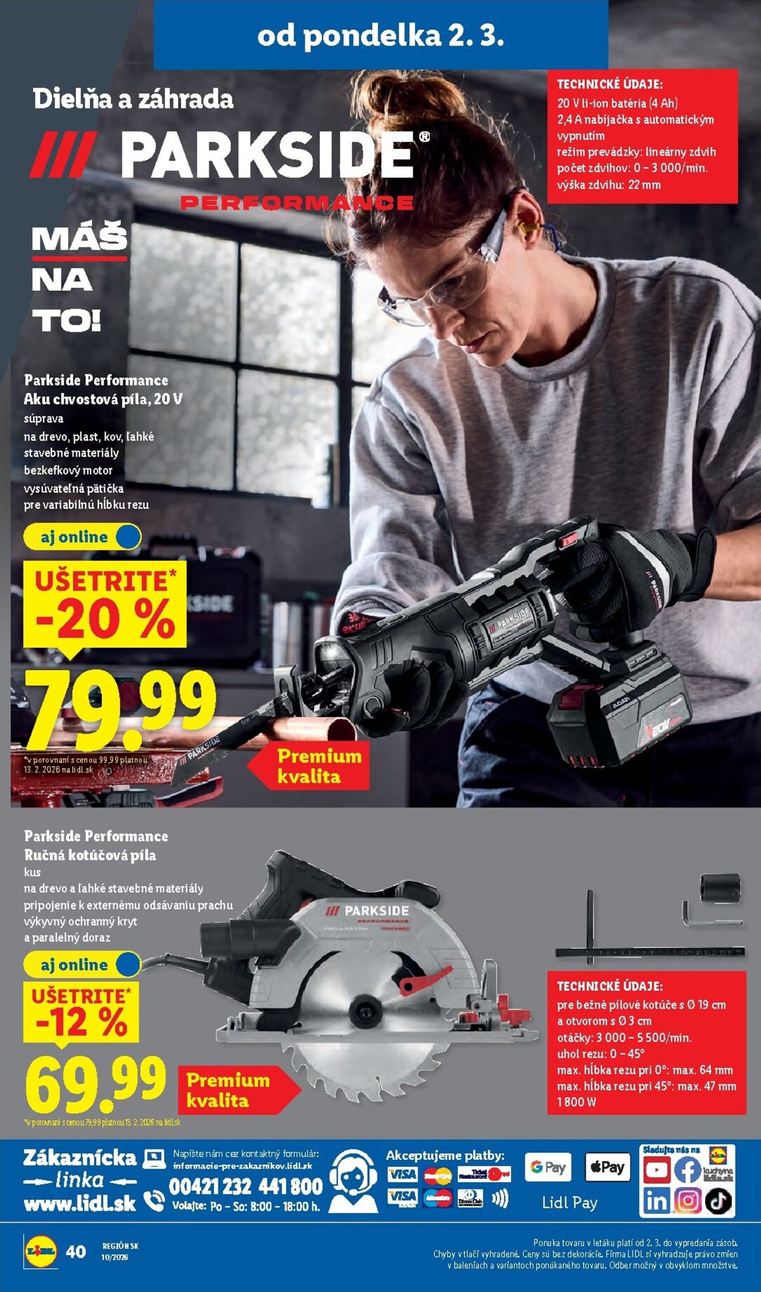 Page 56 of Aktuálny lidl leták platný od pondelka 02.03 do 08.03