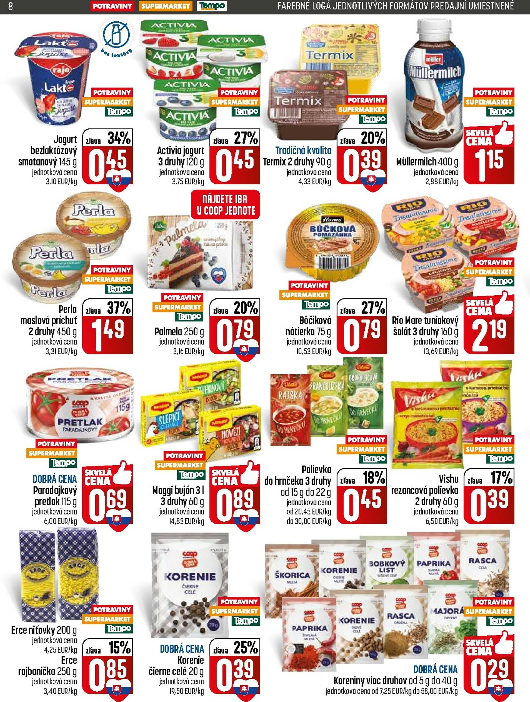 Page 8 of Aktuálny coop-jednota leták platný od štvrtka 12.02 do 18.02