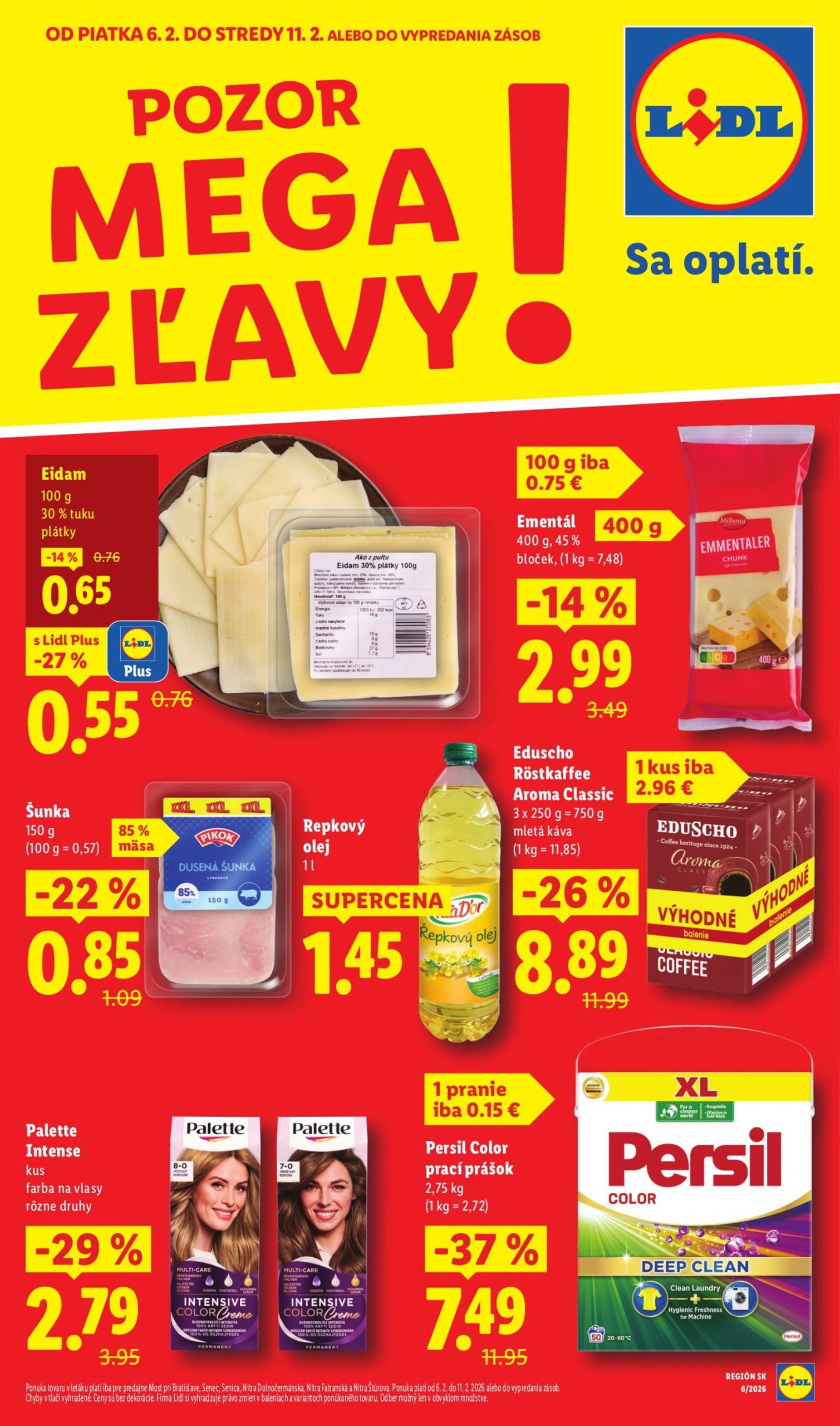 Page 2 of Aktuálny lidl leták platný od pondelka 09.02 do 15.02