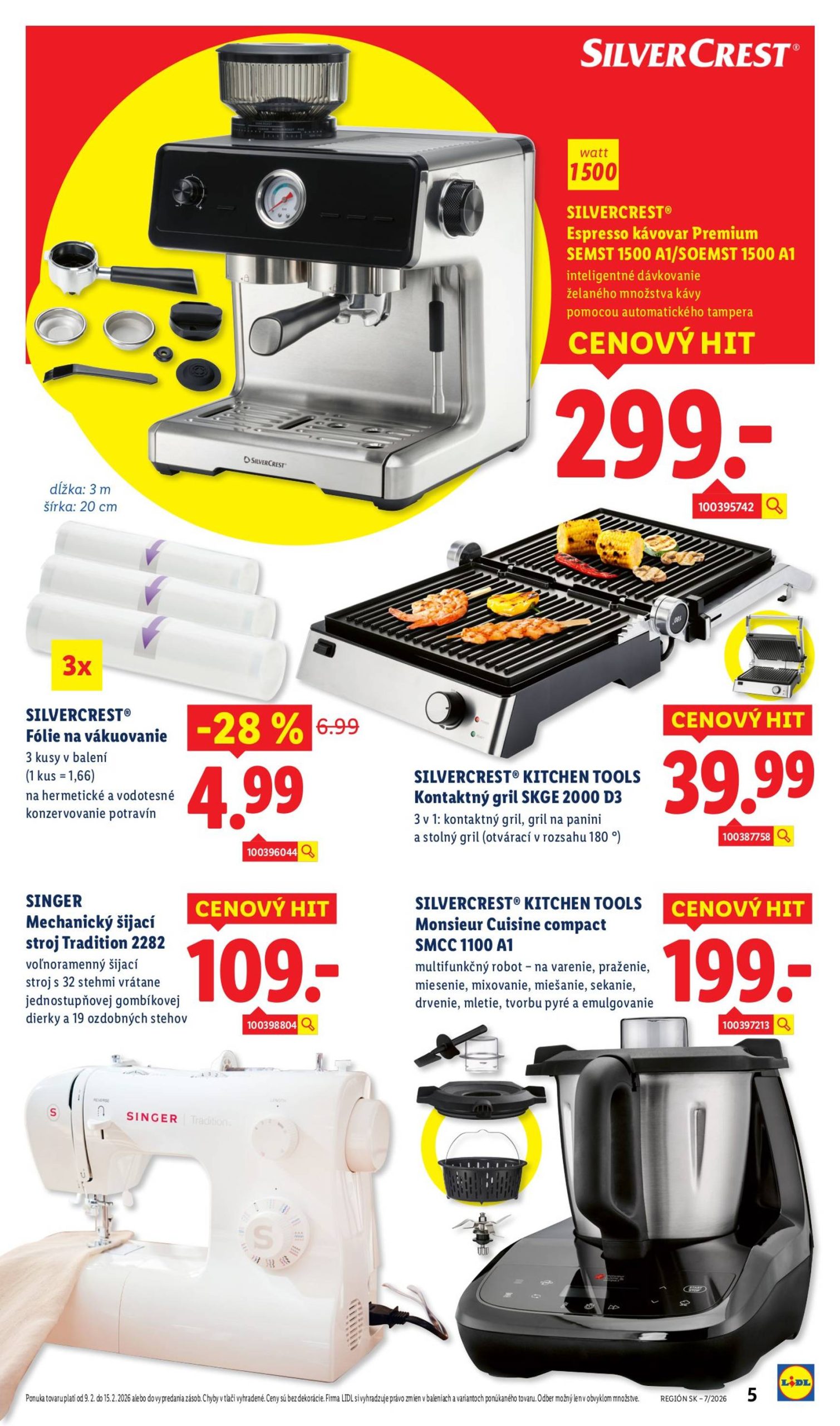 Page 5 of Aktuálny lidl leták platný od pondelka 09.02 do 15.02