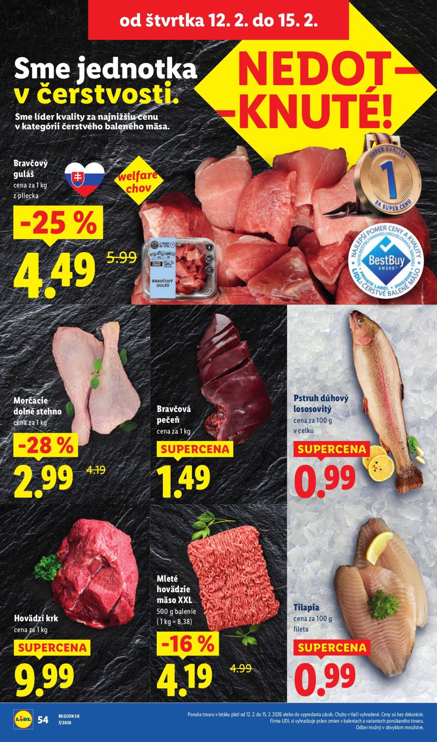 Page 14 of Aktuálny lidl leták platný od štvrtka 12.02 do 15.02