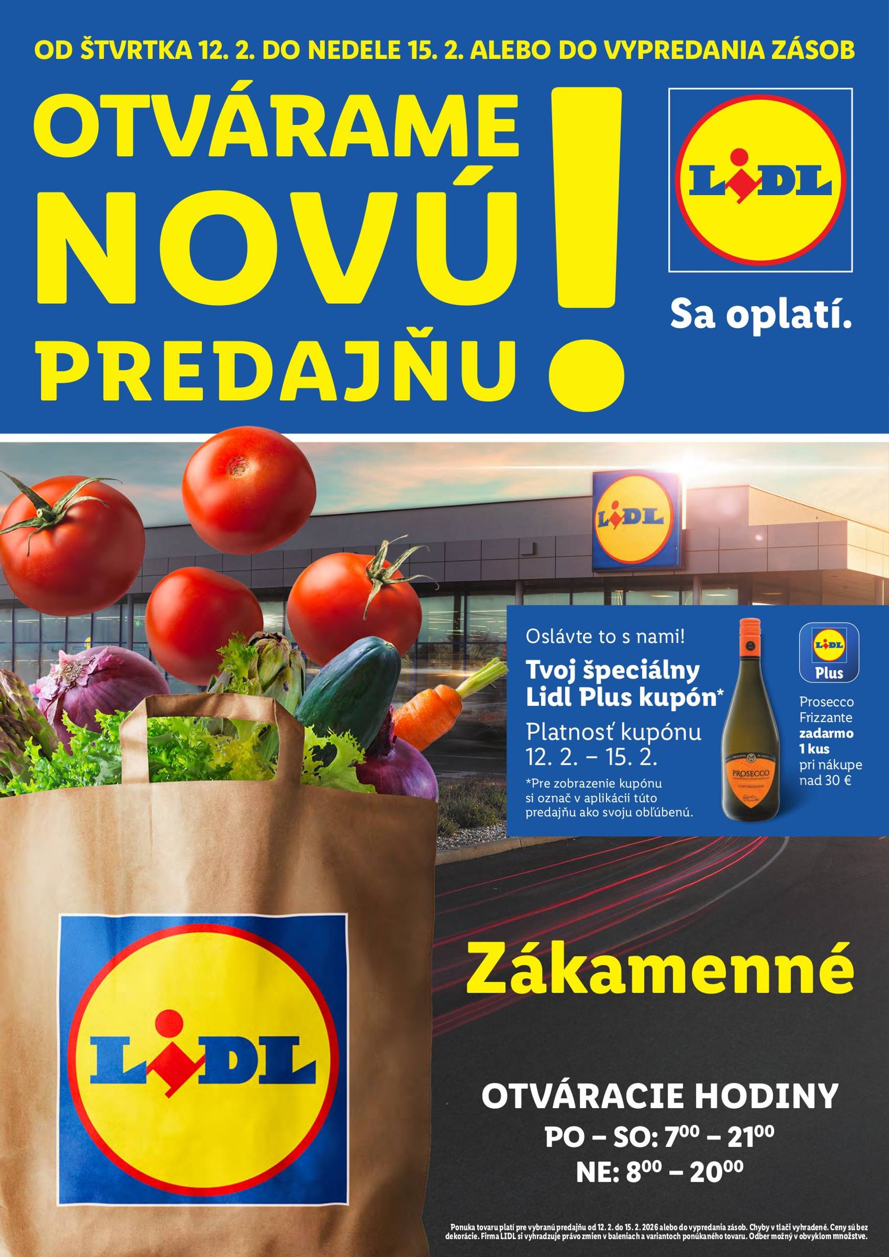 Page 1 of Aktuálny lidl leták platný od štvrtka 12.02 do 15.02