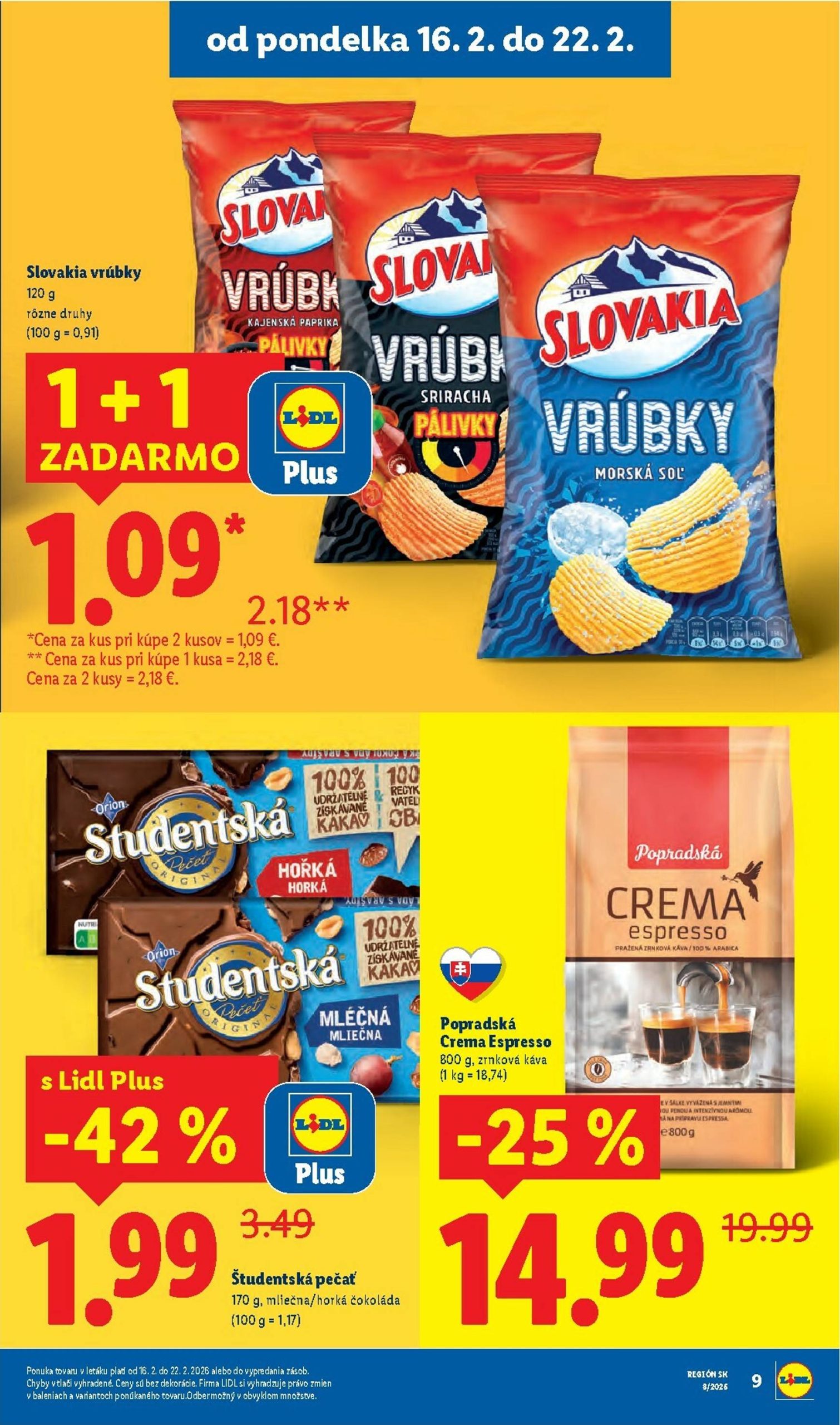 Page 9 of Aktuálny lidl leták platný od pondelka 16.02 do 22.02