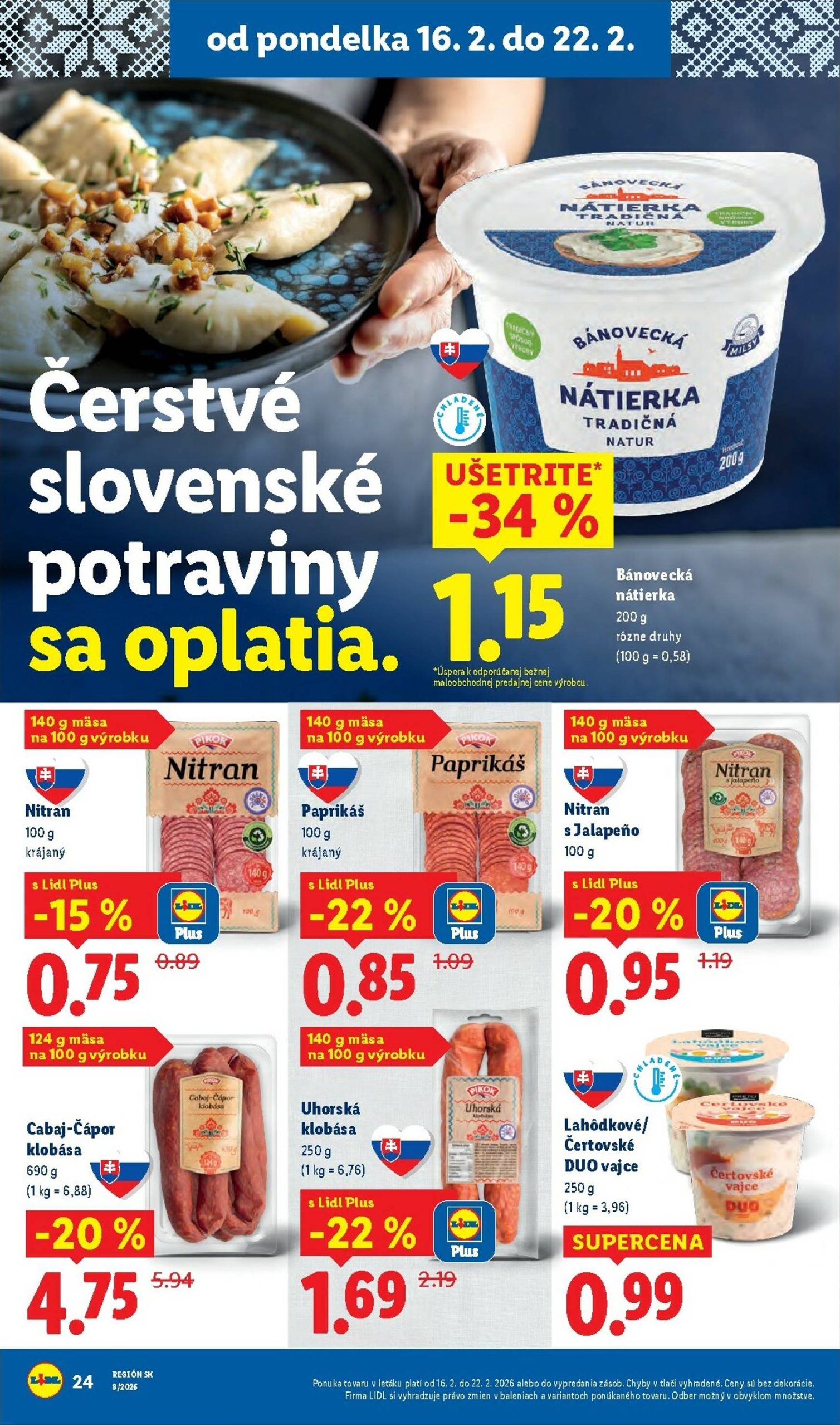 Page 26 of Aktuálny lidl leták platný od pondelka 16.02 do 22.02