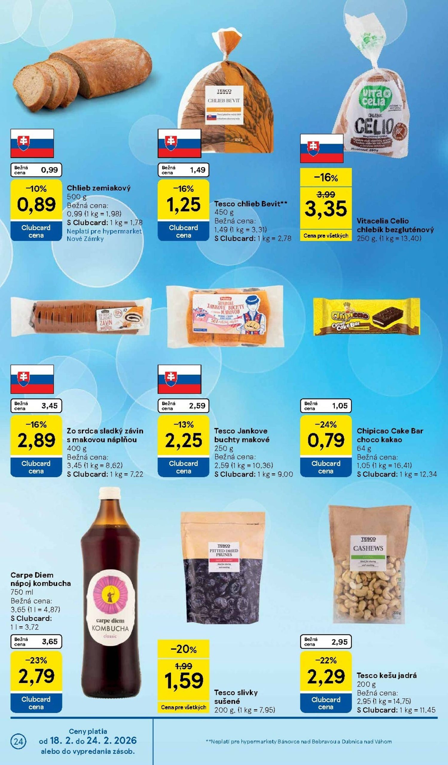 Page 24 of Aktuálny tesco leták platný od stredy 18.02 do 24.02