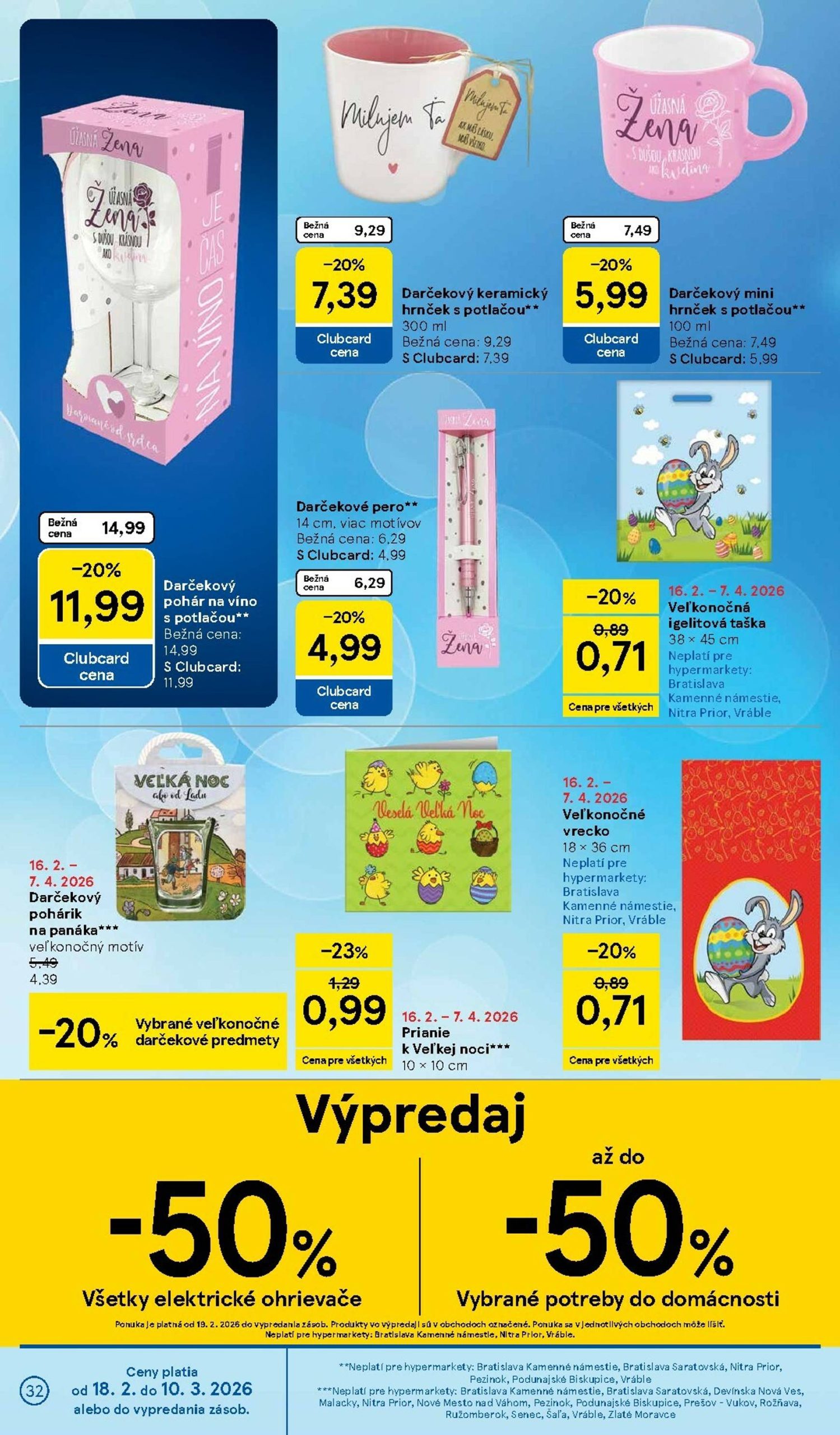 Page 32 of Aktuálny tesco leták platný od stredy 18.02 do 24.02