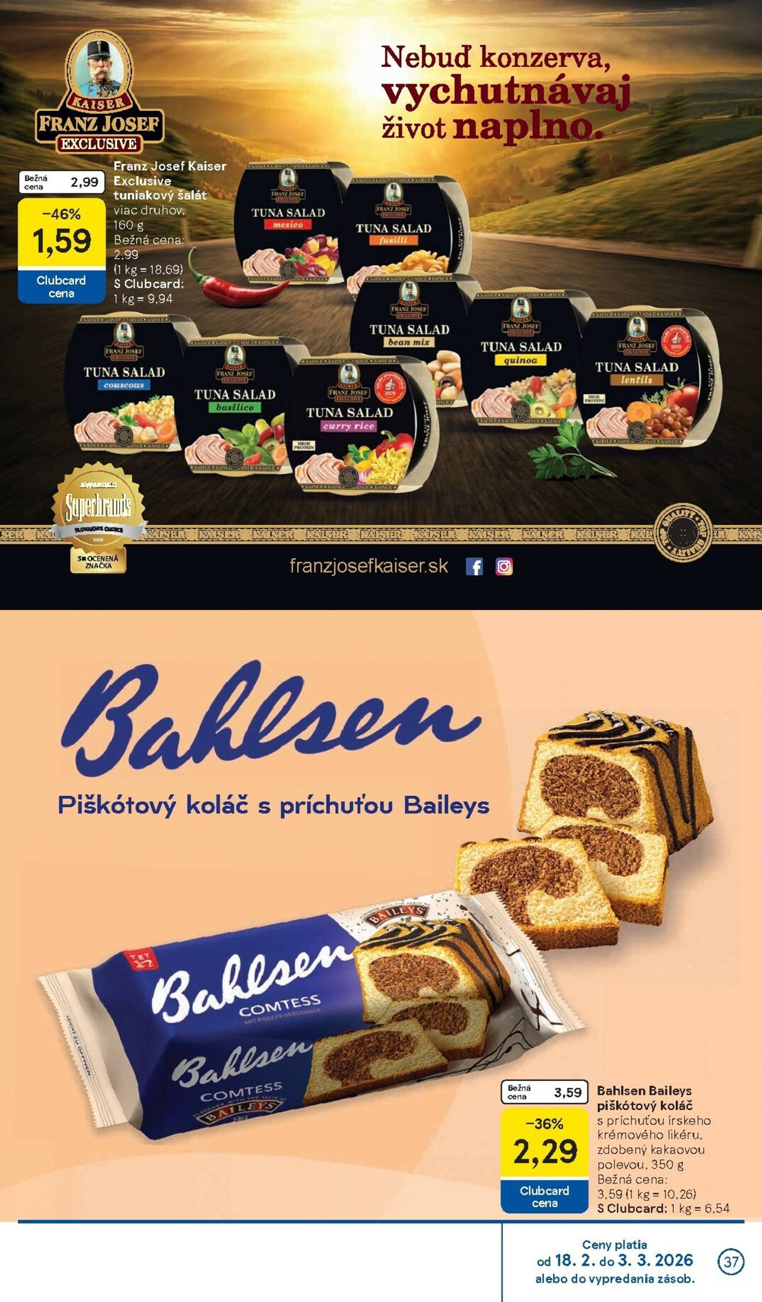 Page 37 of Aktuálny tesco leták platný od stredy 18.02 do 24.02