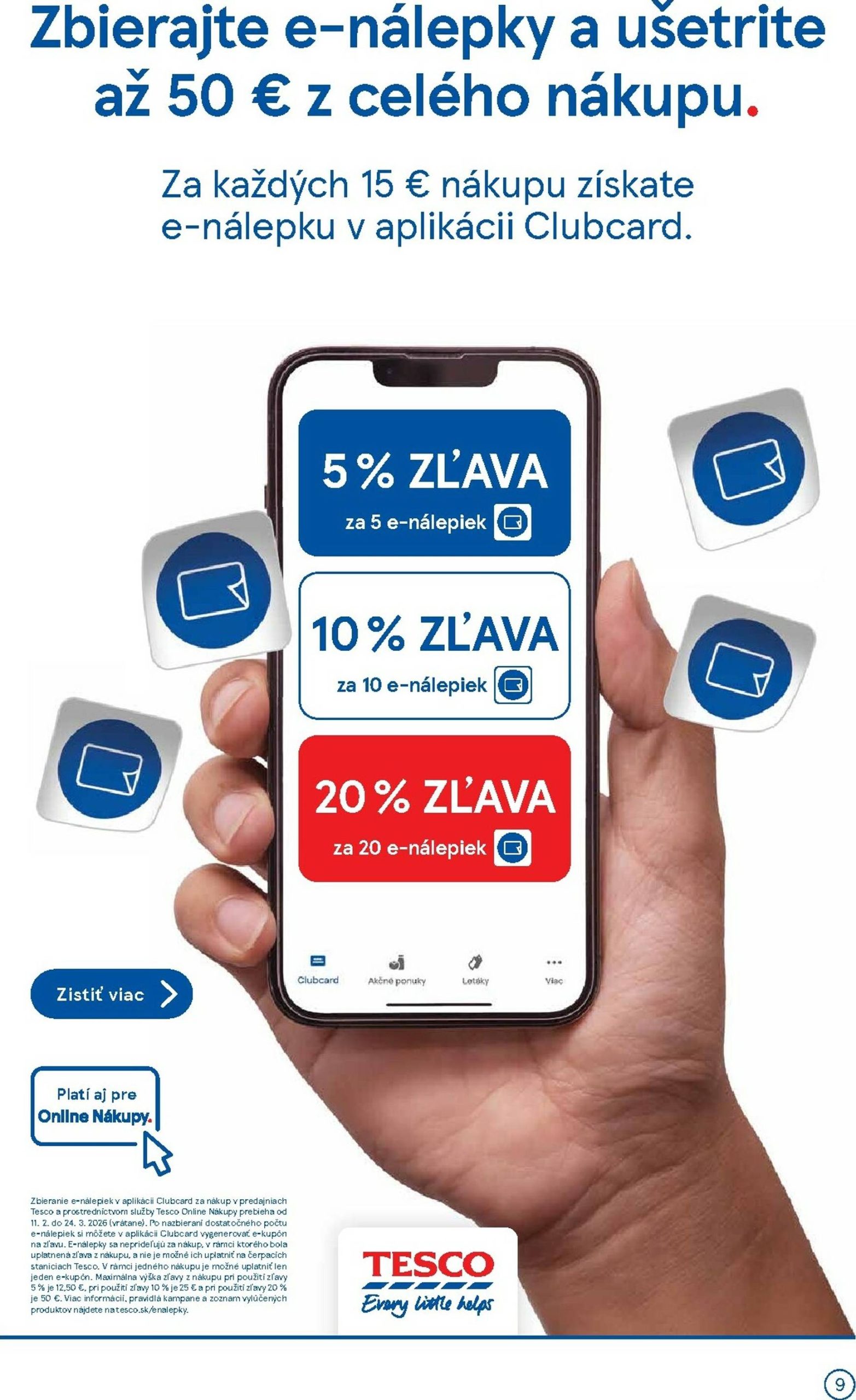 Page 9 of Aktuálny tesco leták platný od stredy 18.02 do 24.02