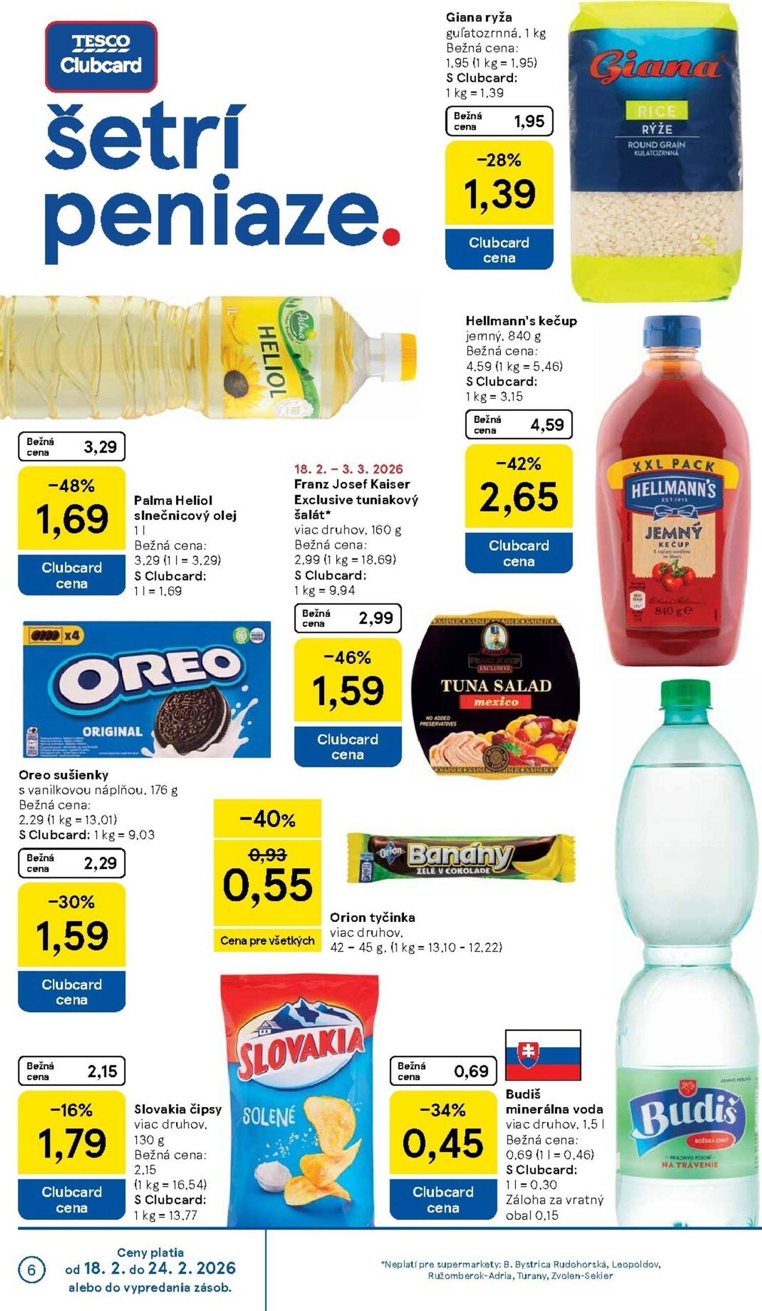Page 6 of Aktuálny tesco leták platný od stredy 18.02 do 24.02