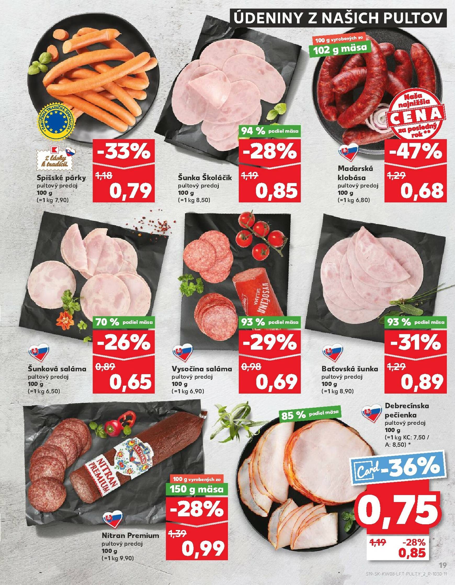 Page 19 of Aktuálny kaufland leták platný od štvrtka 19.02 do 25.02