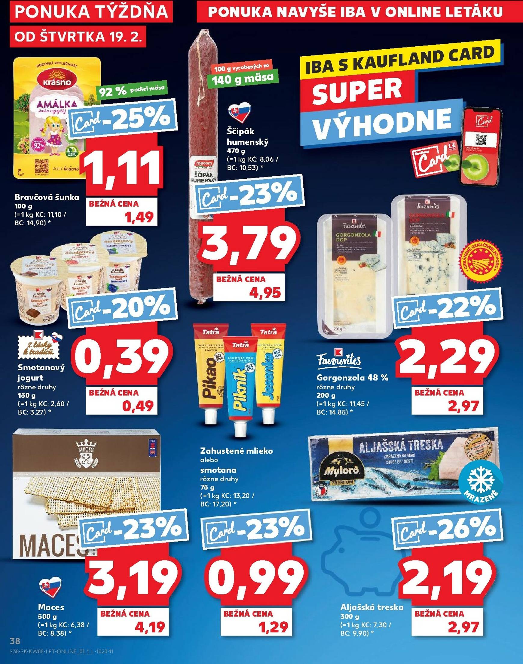 Page 38 of Aktuálny kaufland leták platný od štvrtka 19.02 do 25.02