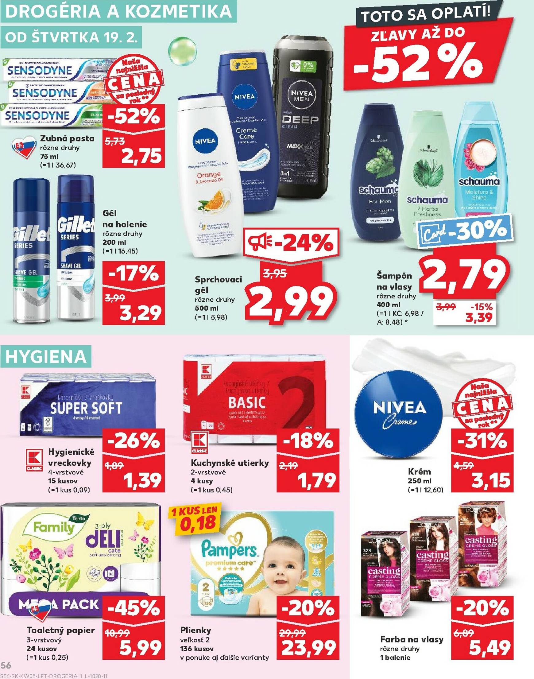 Page 56 of Aktuálny kaufland leták platný od štvrtka 19.02 do 25.02
